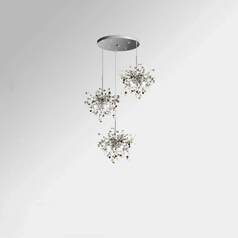 Modern Starlight Kitchen Pendant Light - Dimmable LED Hanging Fixture for Dining Room, Island, Bar & Breakfast Nook
