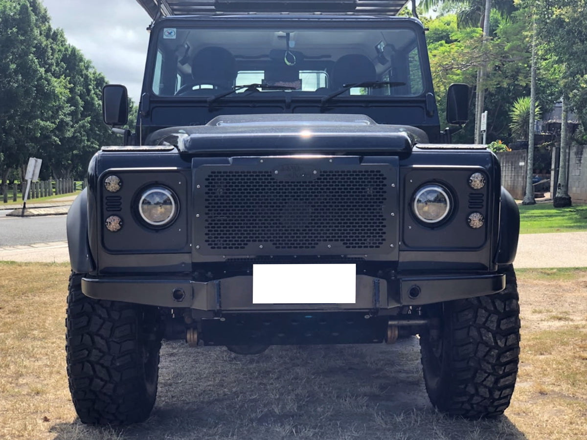 Amber LED Front & Rear Turn Signal Lights Compatible with Land Rover Defender Series 1 & 2 - Upgrade Your Off-Road Vehicle Lighting for Enhanced Safety and Style