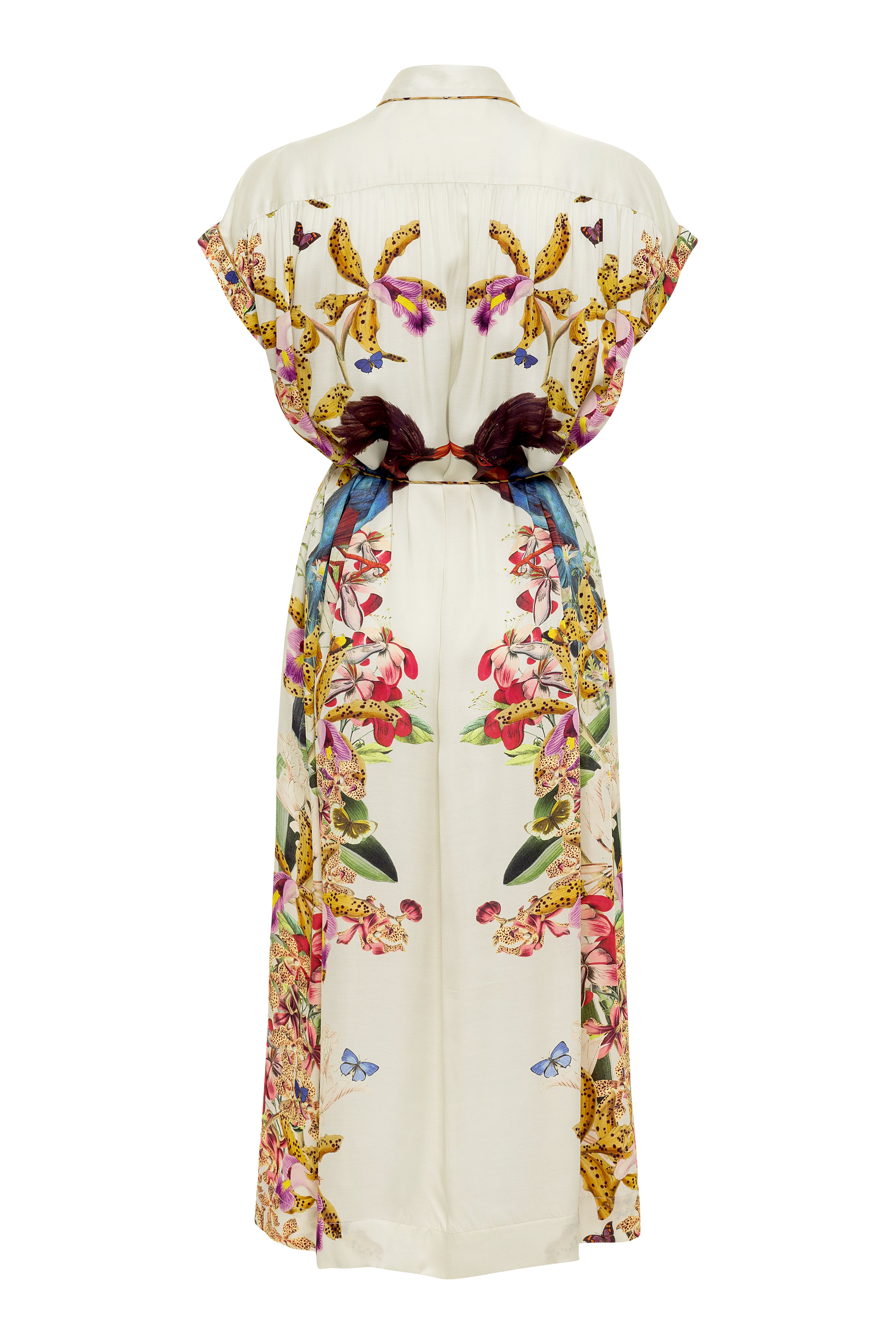 Valerie Kaftan 40 - Elegant Floral Print Maxi Dress for Women | Summer Beach Cover Up, Boho Chic Dress for Vacations & Parties