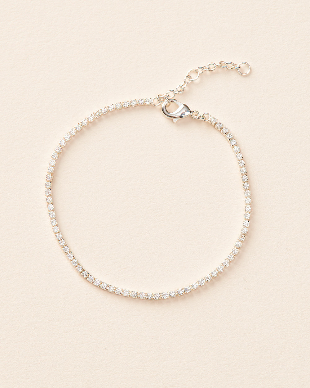 Minimalist Cubic Zirconia CZ Bracelet for Women - Elegant & Dainty Jewelry Gift for Birthday, Anniversary, Wedding & Everyday Wear