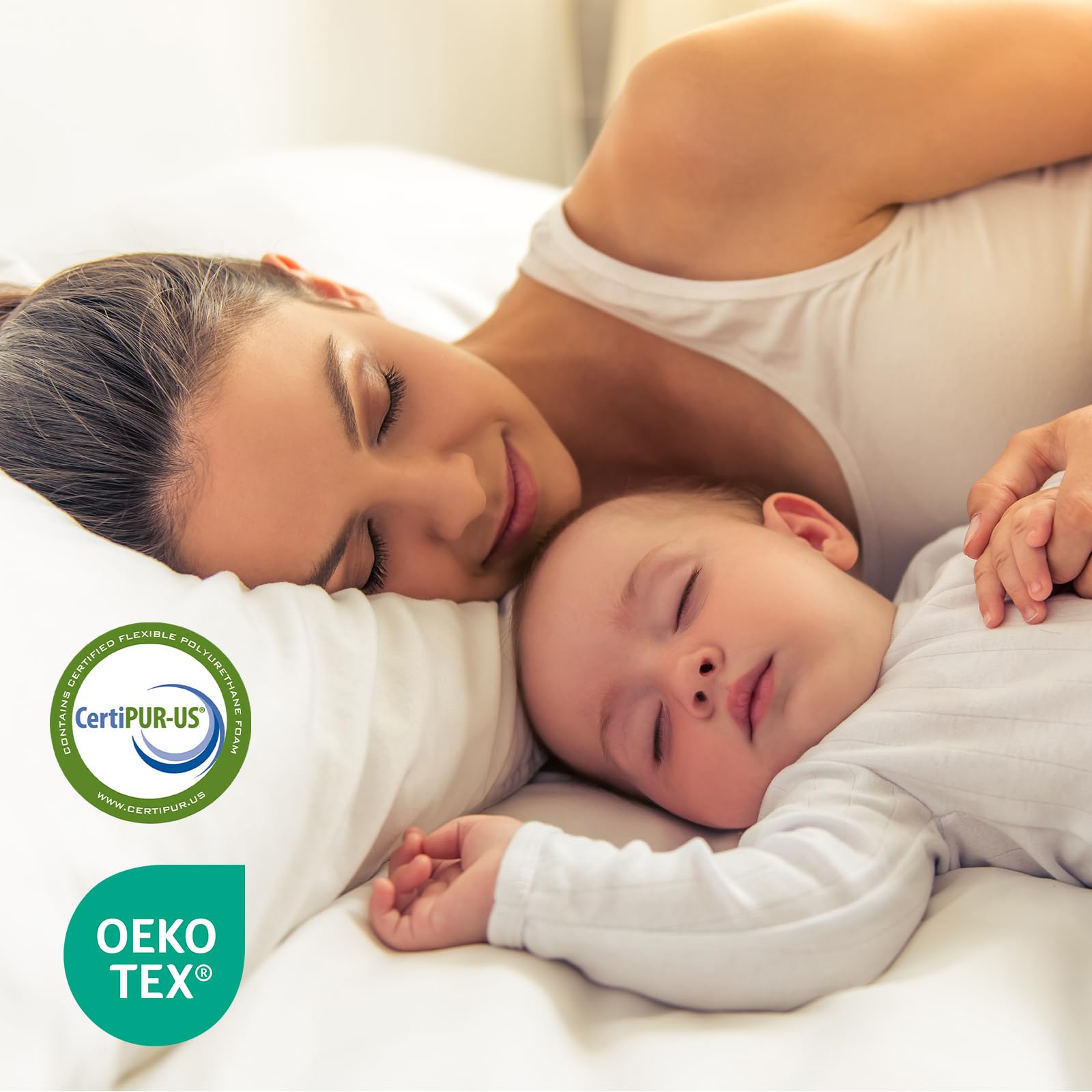 Novilla 140x200cm Queen Size Mattress, 18cm Height, Gel Memory Foam with Bamboo Fiber Breathable Cover, Perfect Support & Skin-Friendly - Ideal for Couples, Bedrooms & Guest Rooms