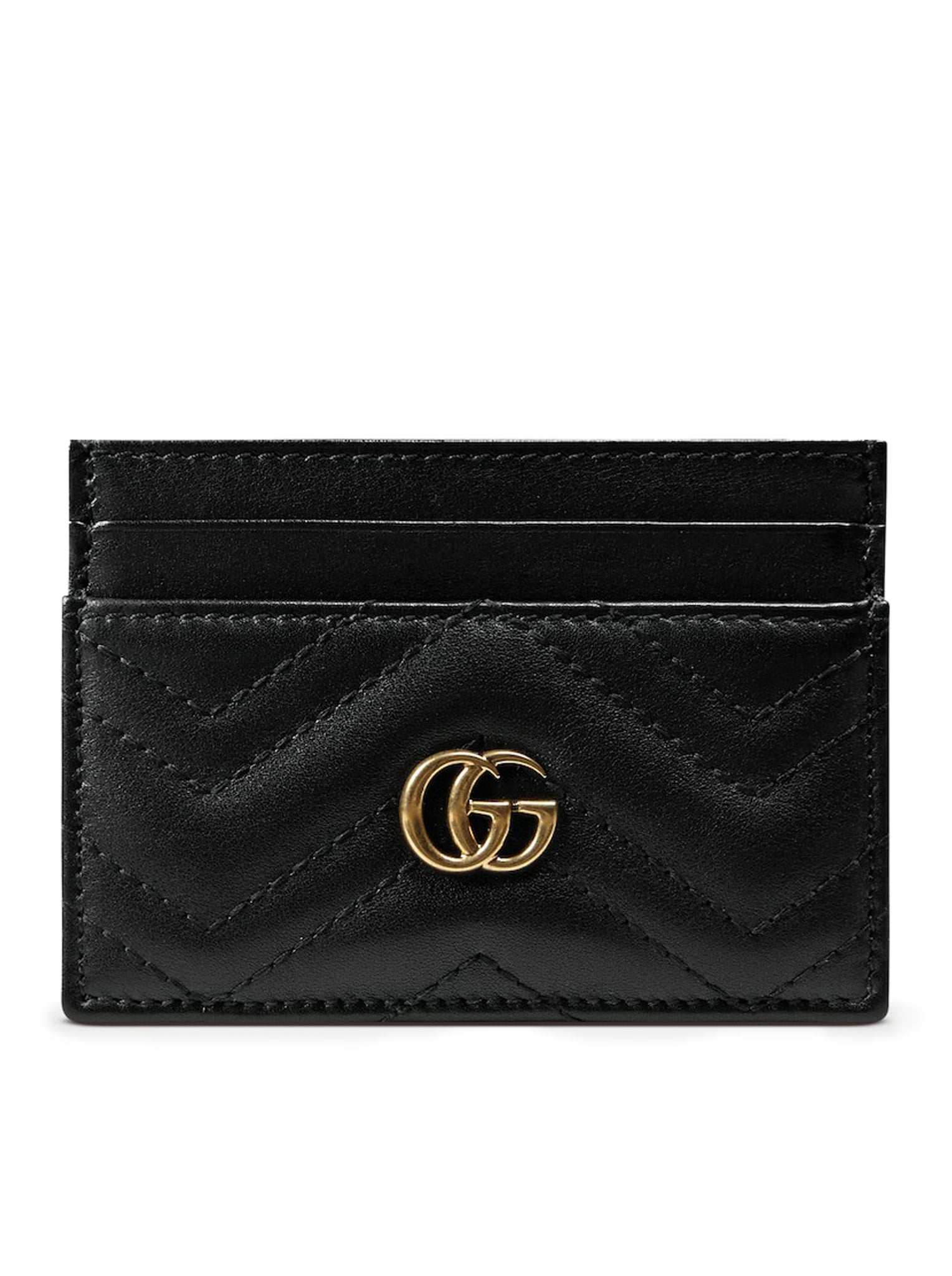 GG MARMONT Genuine Leather Card Holder - Slim RFID Blocking Wallet for Credit Cards & ID - Perfect for Travel, Business & Everyday Use