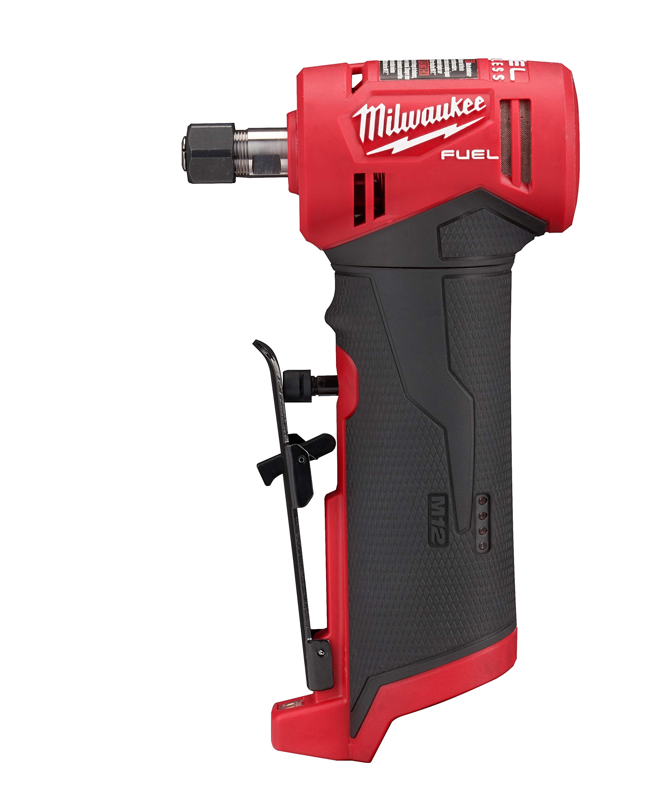 Milwaukee M12 FUEL 12V Brushless Cordless Right Angle Die Grinder (Tool-Only) - Compact Power Tool for Metalworking, Wood Carving & DIY Projects | Ideal for Tight Spaces & Precision Grinding