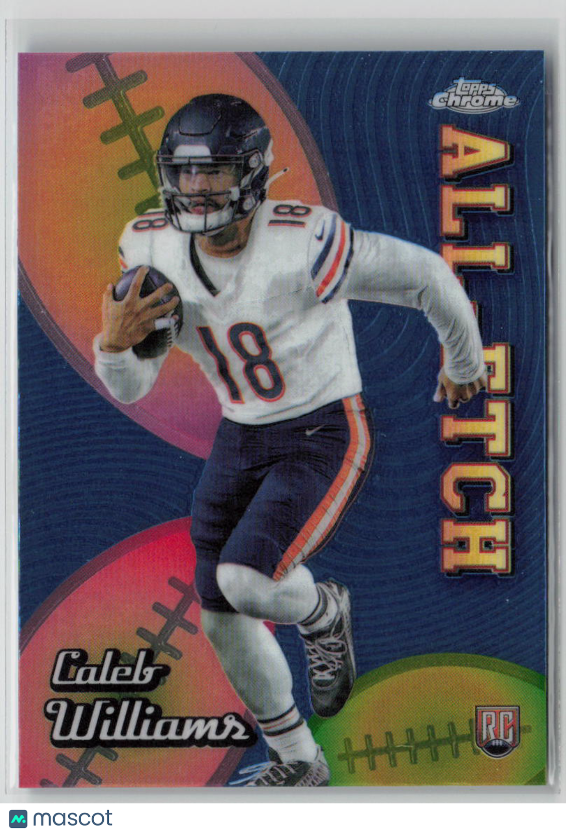 2024 Topps Chrome Caleb Williams Rookie Card #CAE CW - Perfect for Sports Collectors & Memorabilia Enthusiasts