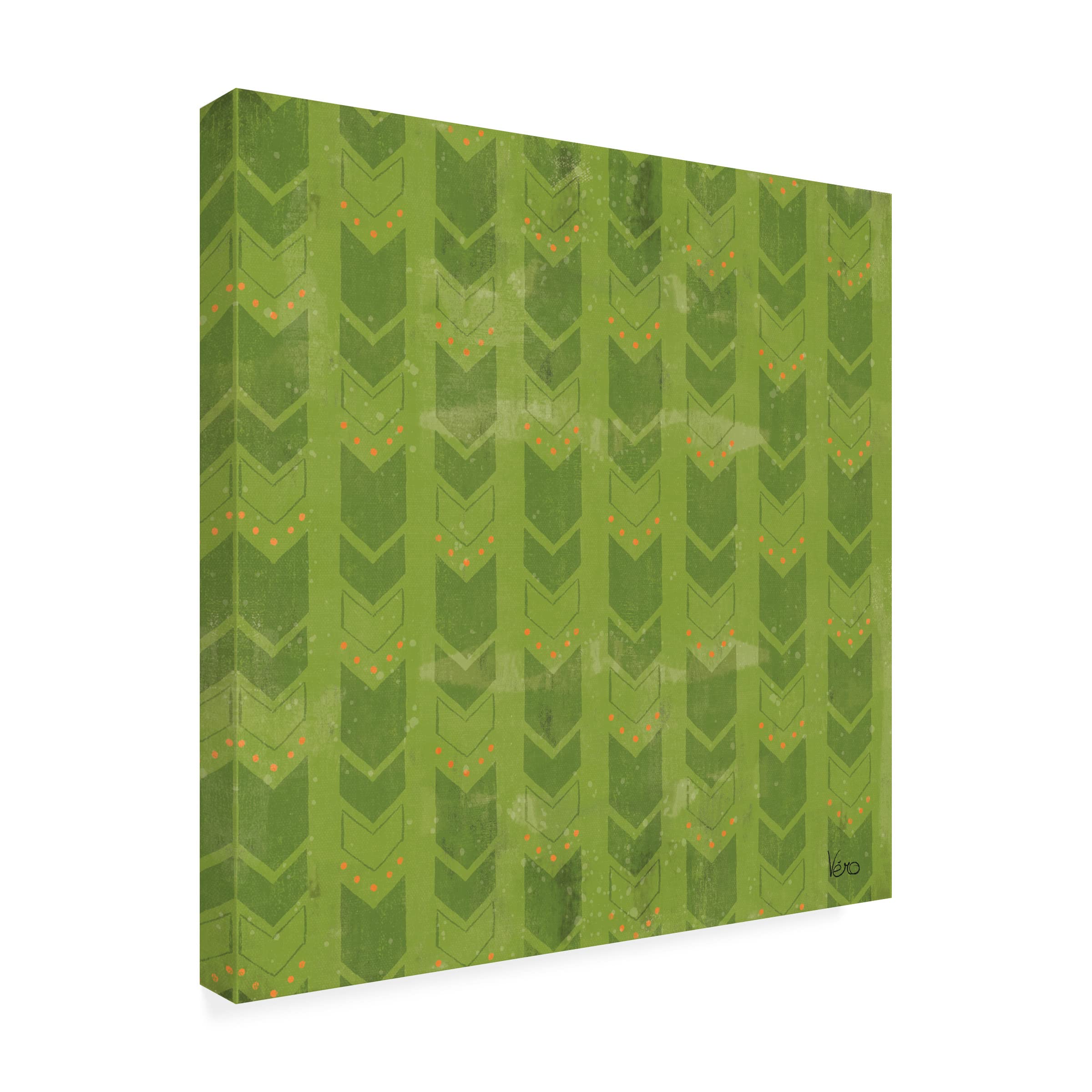Trademark Fine Art 'Good Vibes Pattern VIIID' Canvas Wall Art by Veronique Charron - Modern Abstract Painting for Living Room, Bedroom & Office Decor