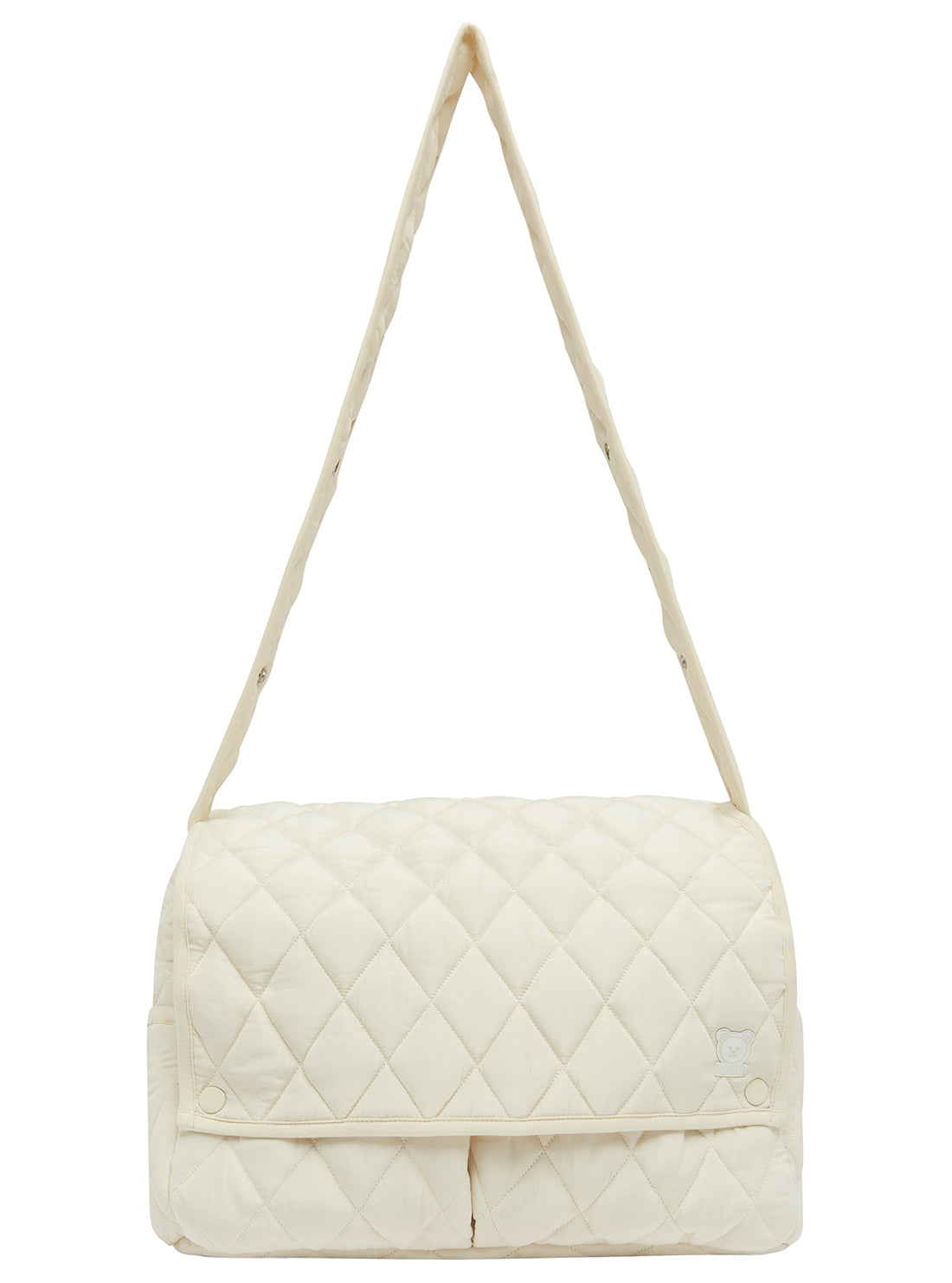 Soft Beige Baby Changing Mat with Travel Bag - Waterproof & Portable Diaper Pad for Nursery, On-the-Go & Travel Essentials