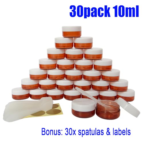 30x 10ml Brown