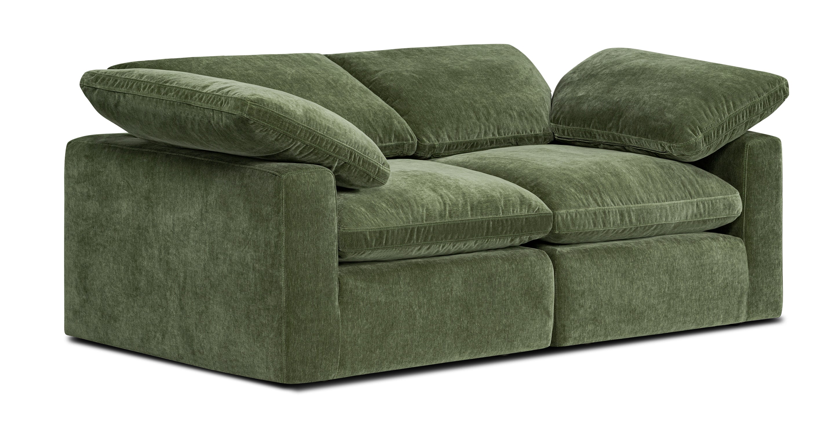 2-Seat Aspen Modular Sofa - Modern Sectional Couch for Small Spaces, Living Room, Apartment & Office - Comfortable & Stylish Home Furniture