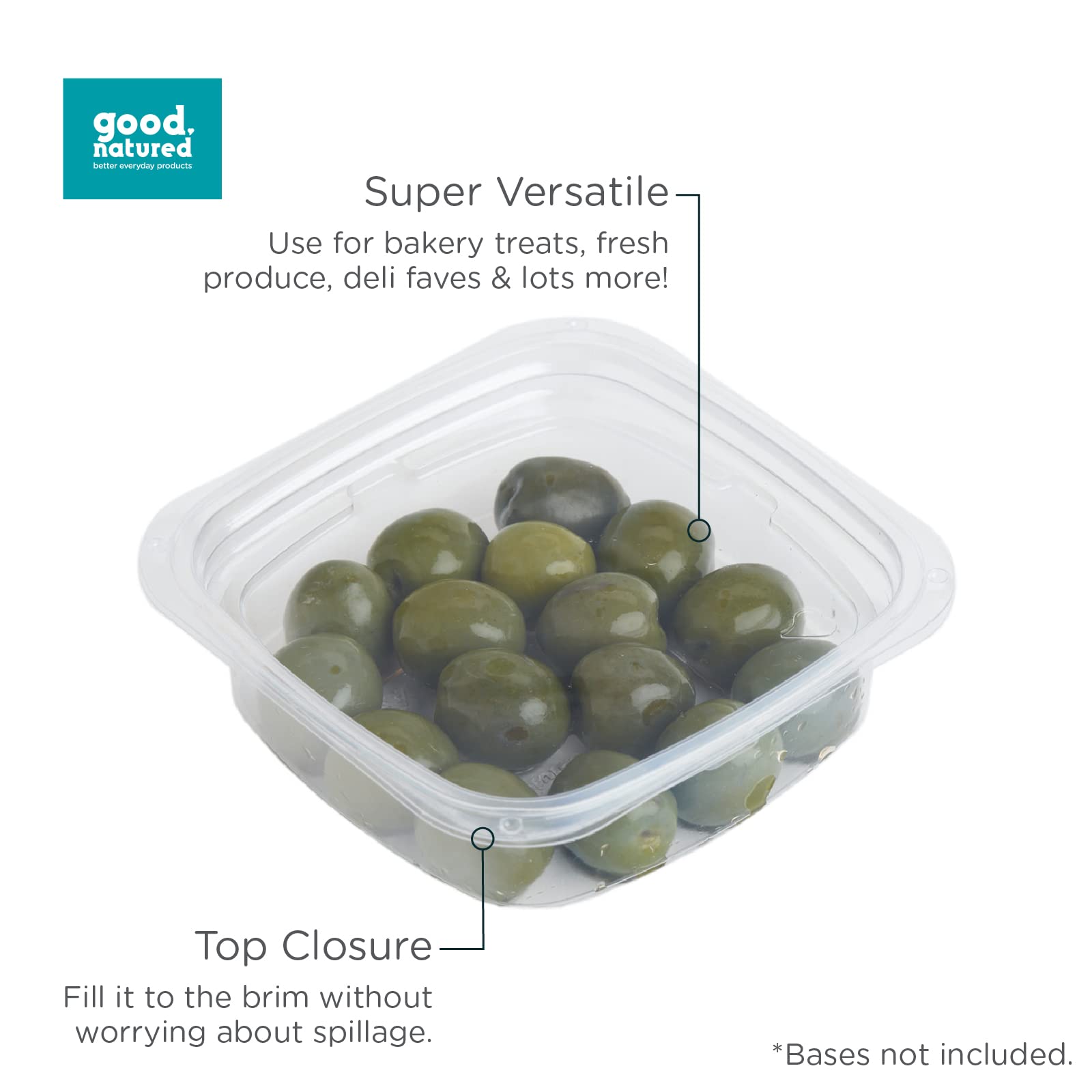 Eco-Friendly 675-Pack Clear Food Storage Lids for 8/12/16/24 oz Deli Containers | 99% Plant-Based, BPA-Free | Perfect for Meal Prep, Leftovers & Commercial Food Packaging