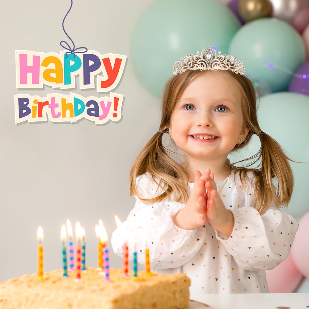 Birthday Queen Tiara and Sash Set for Women - Sparkling Princess Crown & Birthday Decorations | Perfect for Birthday Parties, Bachelorette, and Special Celebrations
