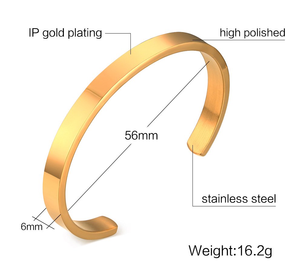 Custom Engraved Memorial Cuff Bracelet - Personalized Gold Remembrance Jewelry for Sympathy Gifts | Memorial Day, Funeral, Anniversary & Loss of Loved Ones Keepsake