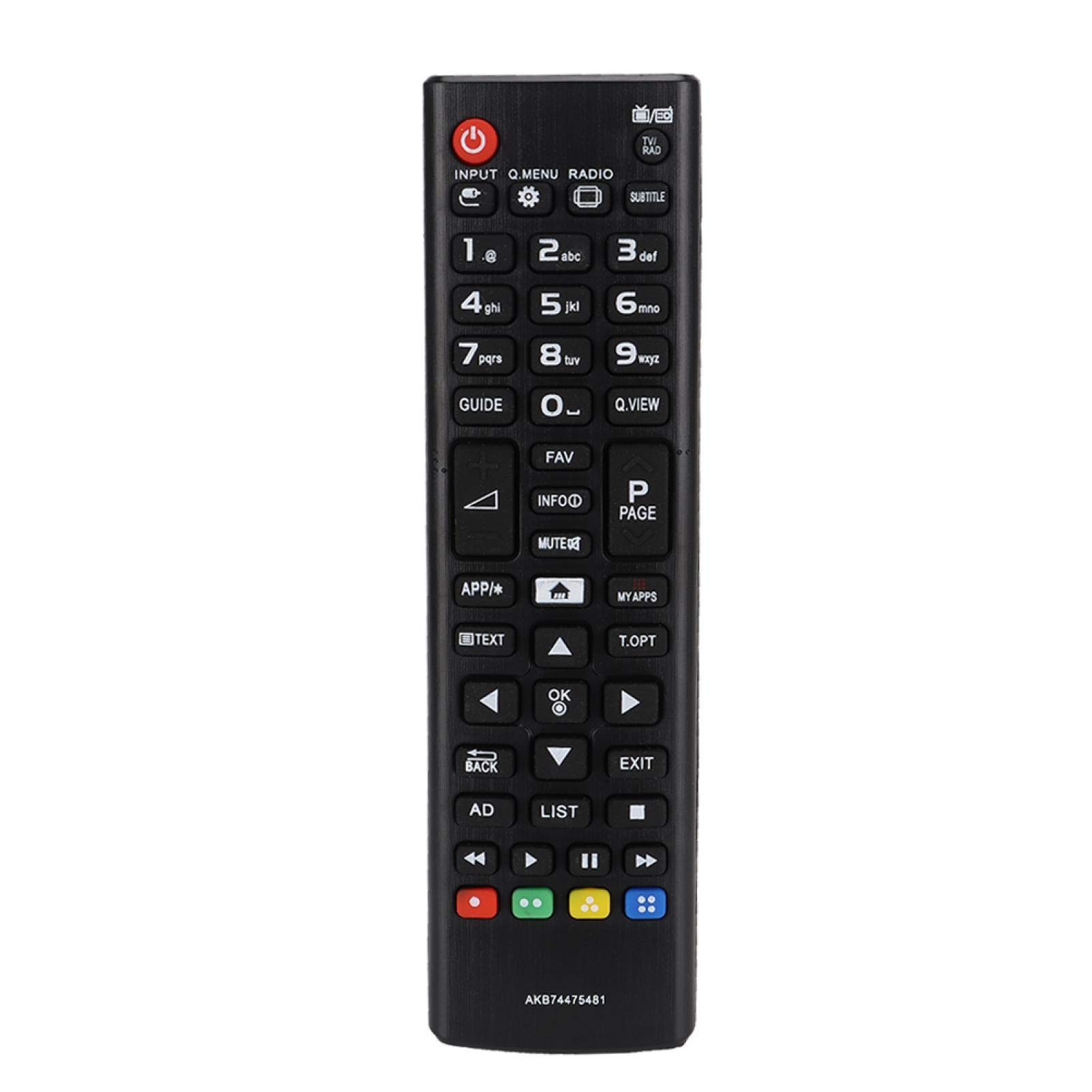 Original LG AKB74475481 TV Remote Control - HD ABS Shell Replacement for LG TVs | Compatible with Smart TVs, Home Theater & Entertainment Systems