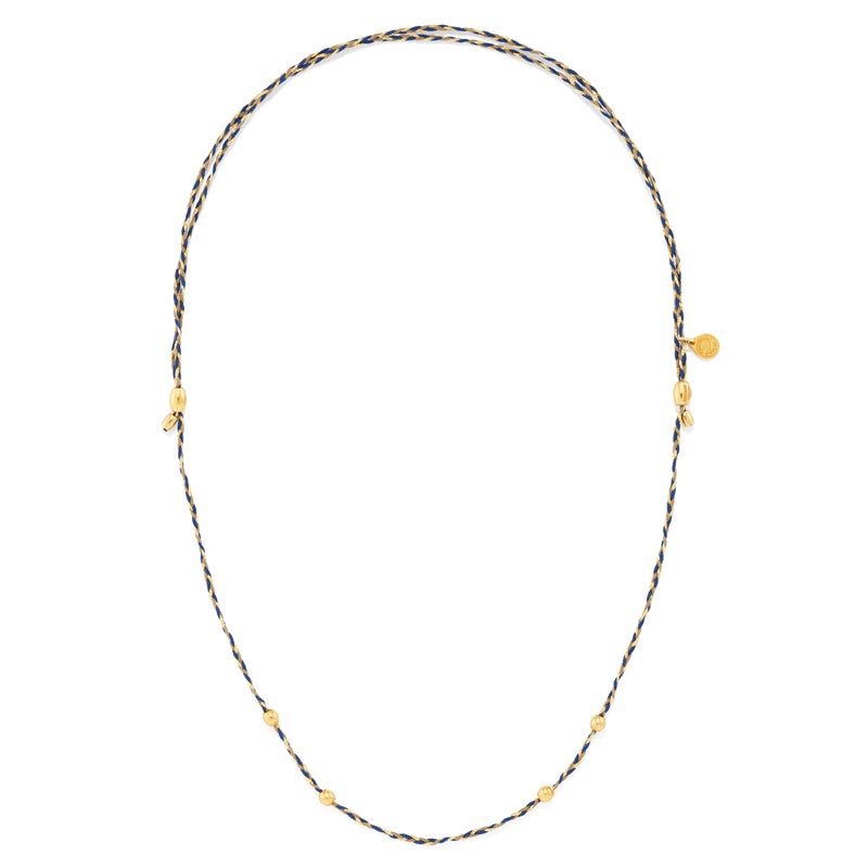 Blue Precious Threads Necklace - Elegant Handmade Jewelry for Women | Perfect for Weddings, Parties & Everyday Wear