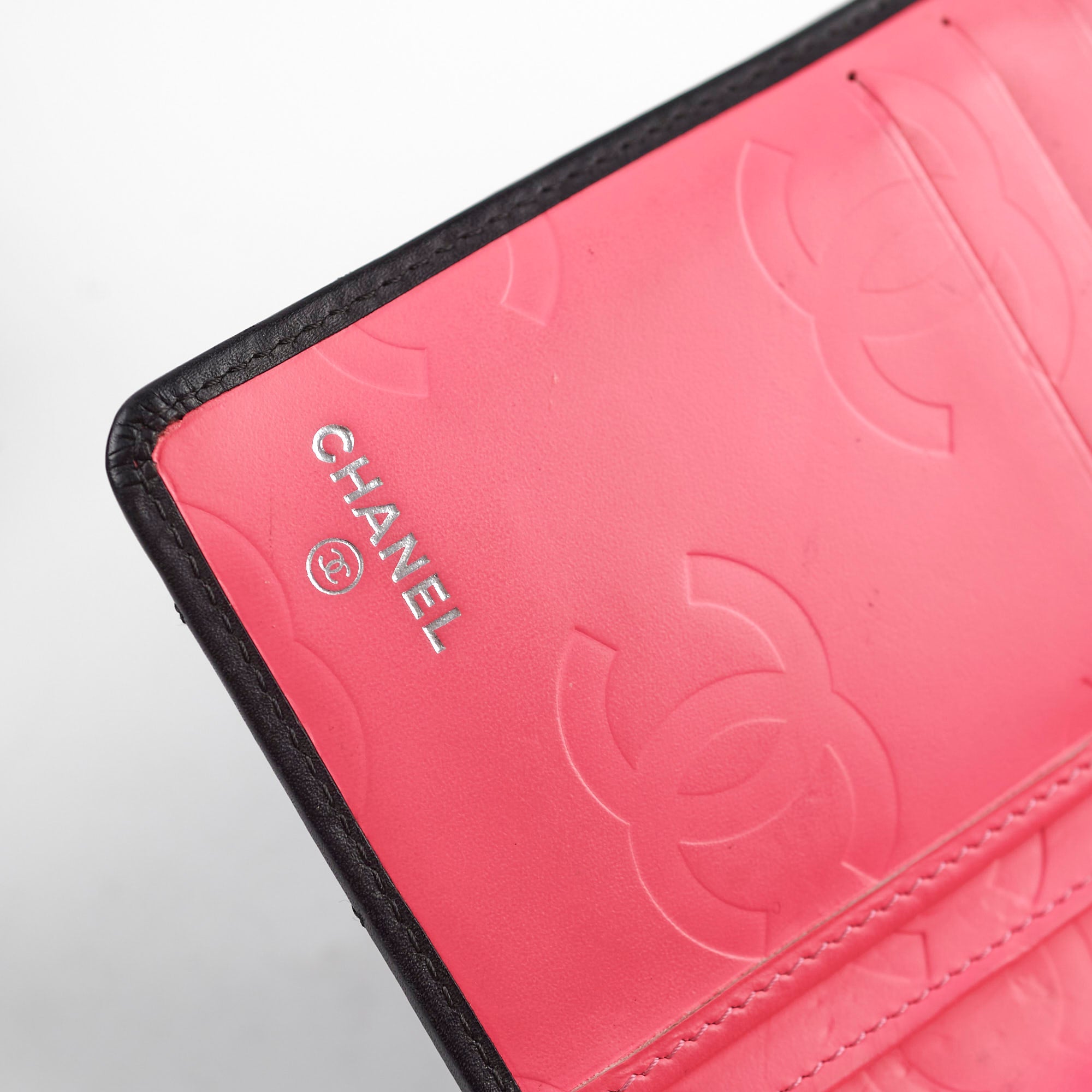 Chanel Cambon Long Flap Wallet in Calfskin Leather - Black & Pink for Women | Luxury Designer Handbag for Everyday Use & Special Occasions