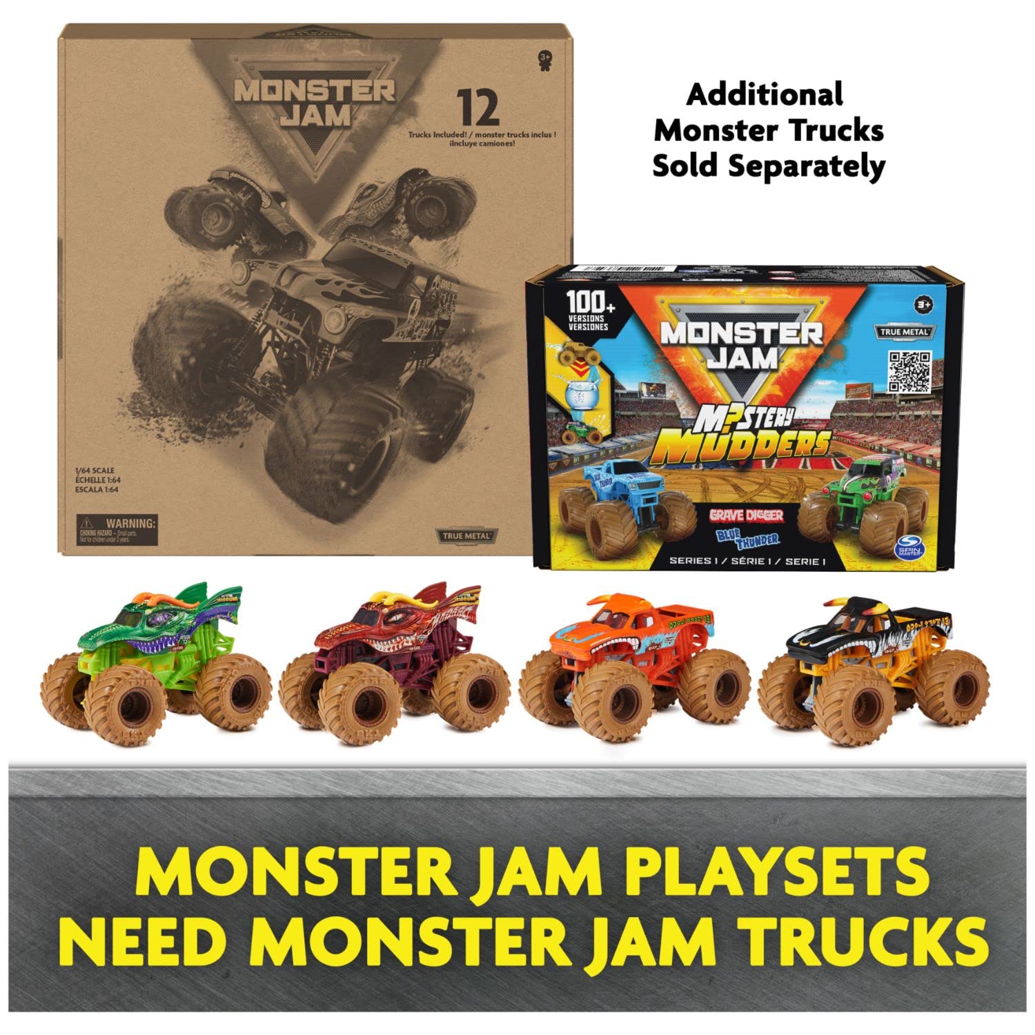 Monster Jam El Toro Loco Big Air Challenge Playset - 1:64 Scale Monster Truck Toy with 20+ Inch Ramp | Exclusive Die-Cast Vehicle | STEM Learning Gift for Boys & Girls Ages 3+ | Birthday & Christmas Present for Kids Who Love Stunt Shows & Racing Games