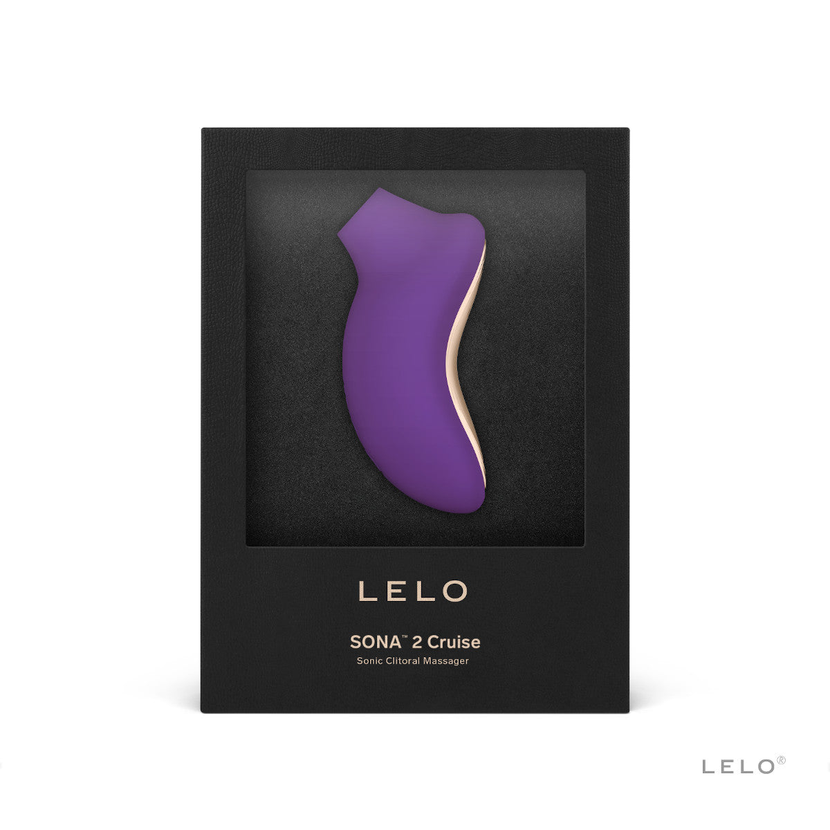 LELO Sona 2 Cruise Purple - Premium Rechargeable Sonic Massager for Women - Intimate Pleasure & Relaxation - Perfect for Couples & Solo Use at Home or Travel
