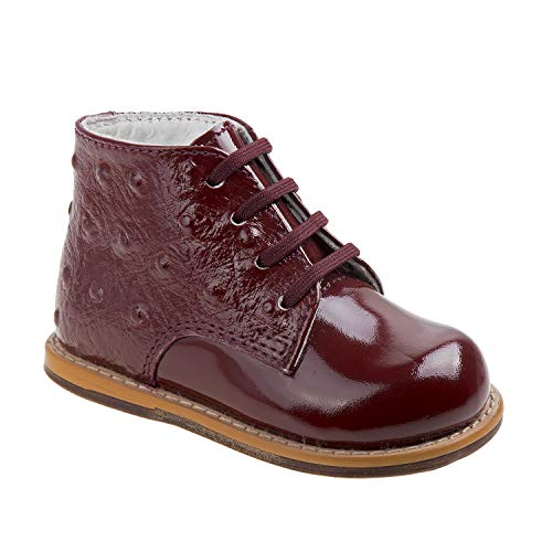 Burgundy Patent Ostrich