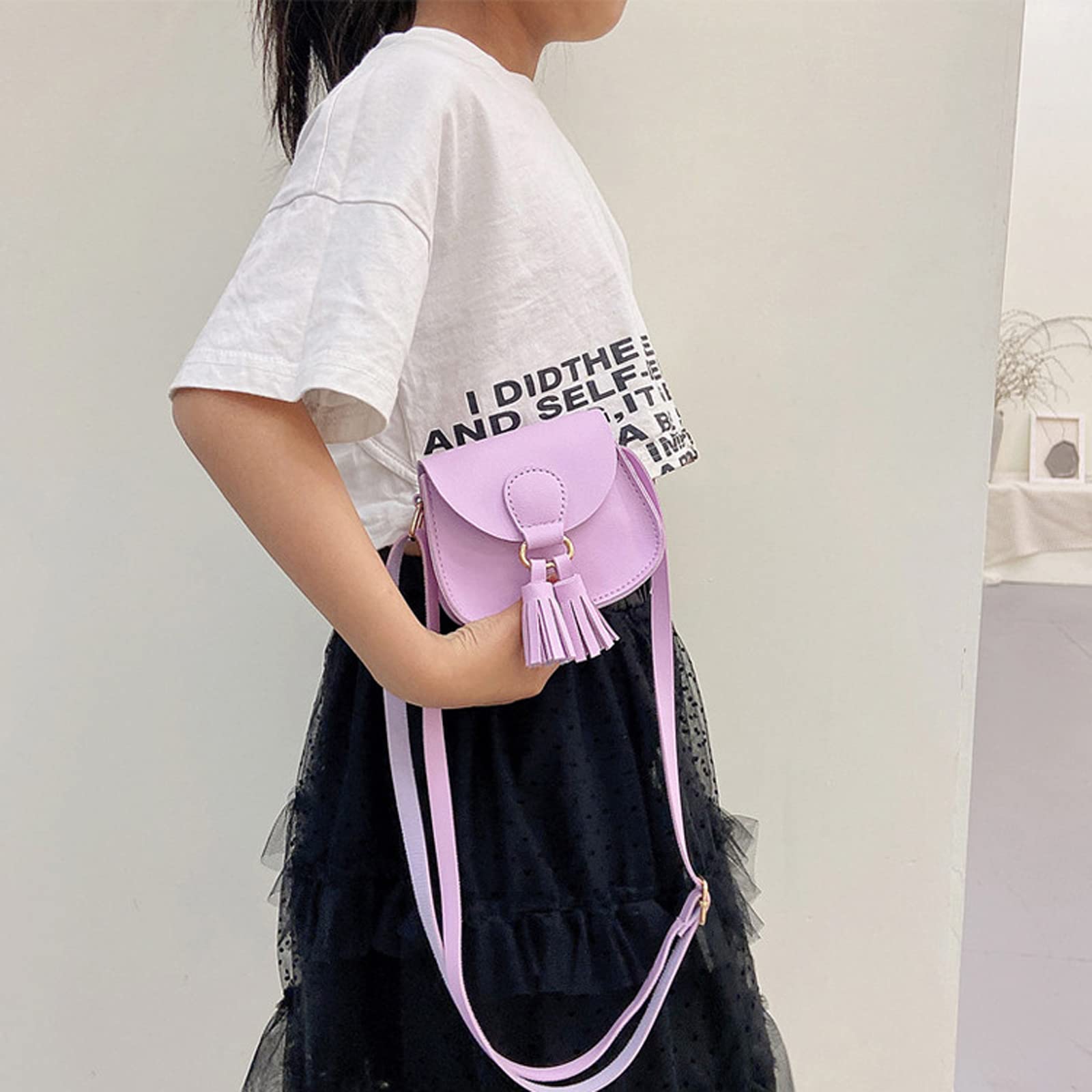 SOTOGO Girls Crossbody Purse for Toddlers - Cute Princess Handbag with Mini Chain, Kids Wallet & Small Shoulder Bag - Perfect for School, Parties & Daily Use