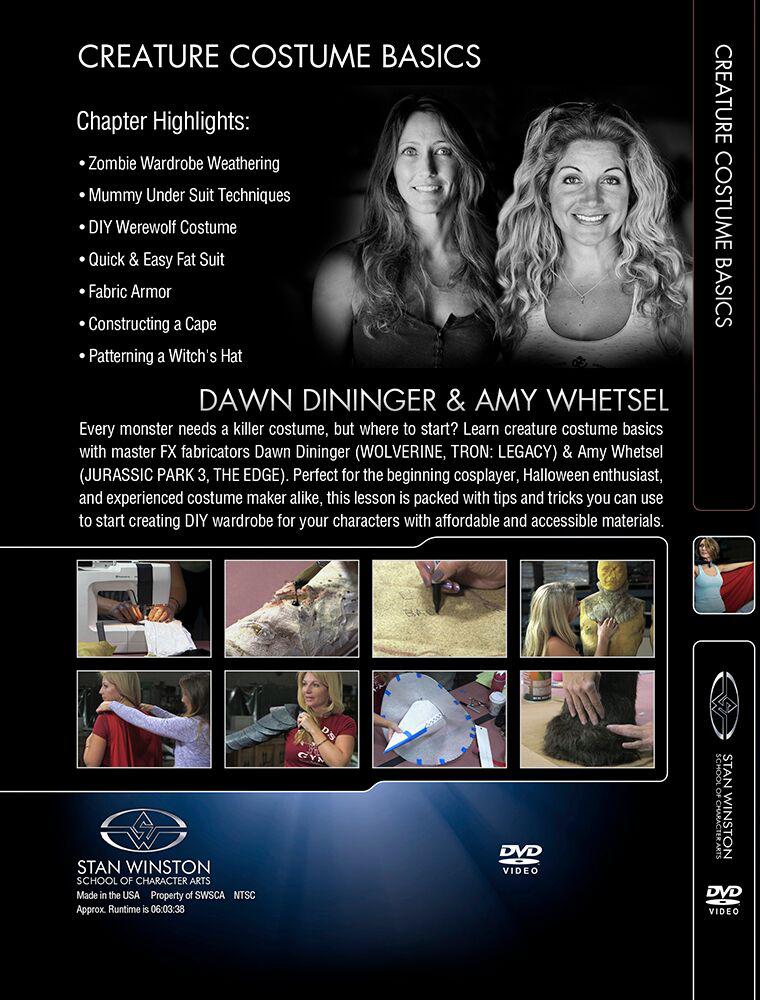 Stan Winston Studio Creature Costume Basics DVD - Professional Makeup & Special Effects Tutorial for Halloween, Cosplay & Film Production