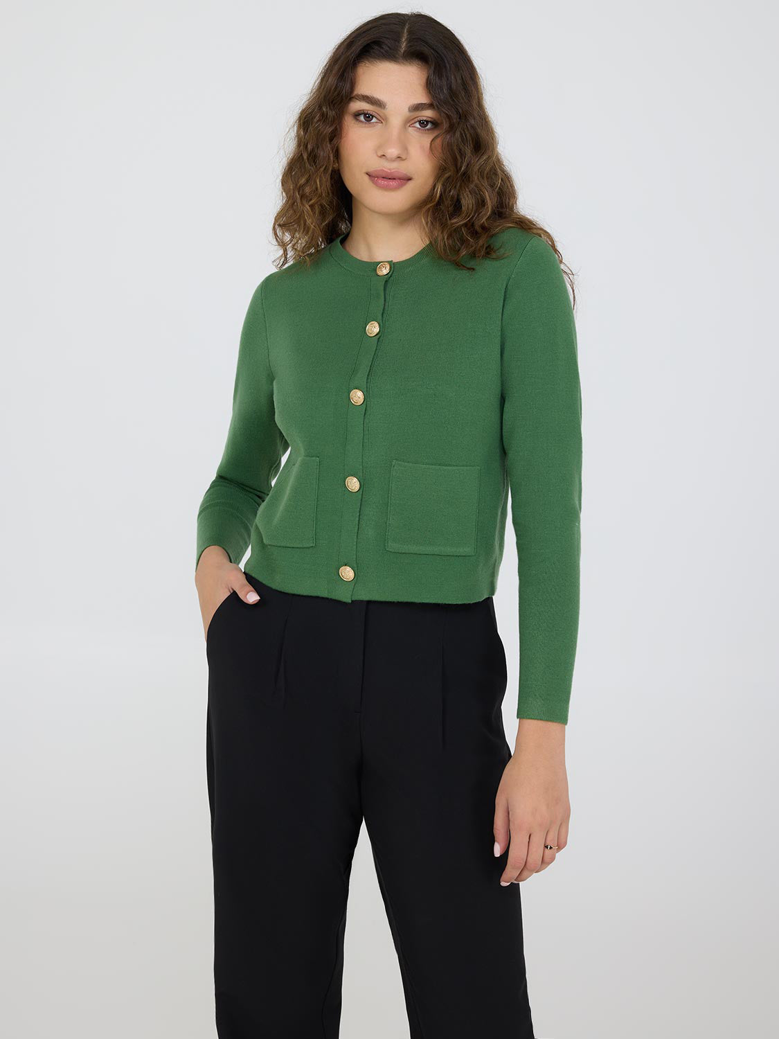 Women's Stylish Button Front Cardigan - Soft Knit Sweater for Casual Wear, Office & Layering | Perfect for Fall & Winter Outfits