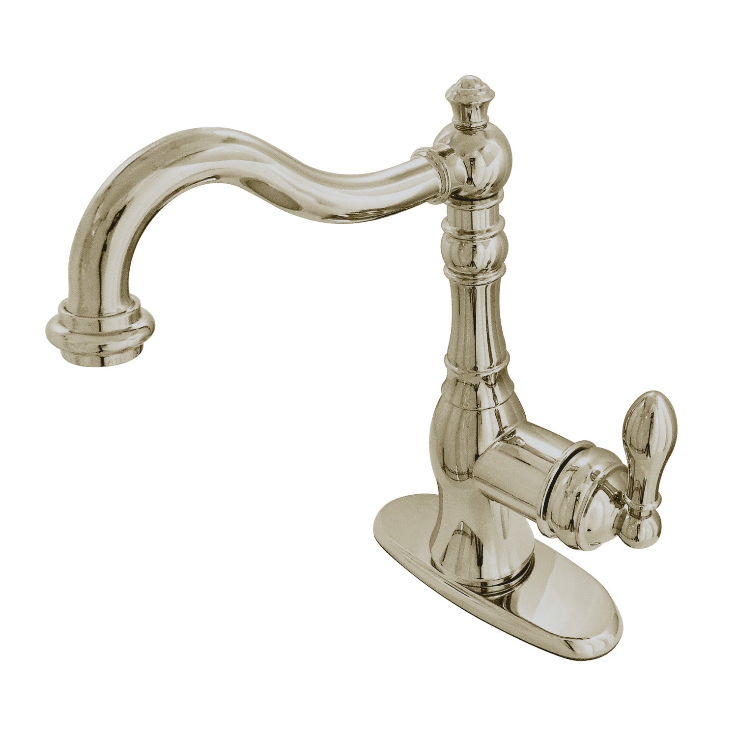 FSY7708ACL Brushed Nickel Bathroom Faucet - Single Handle Deck Mount 4