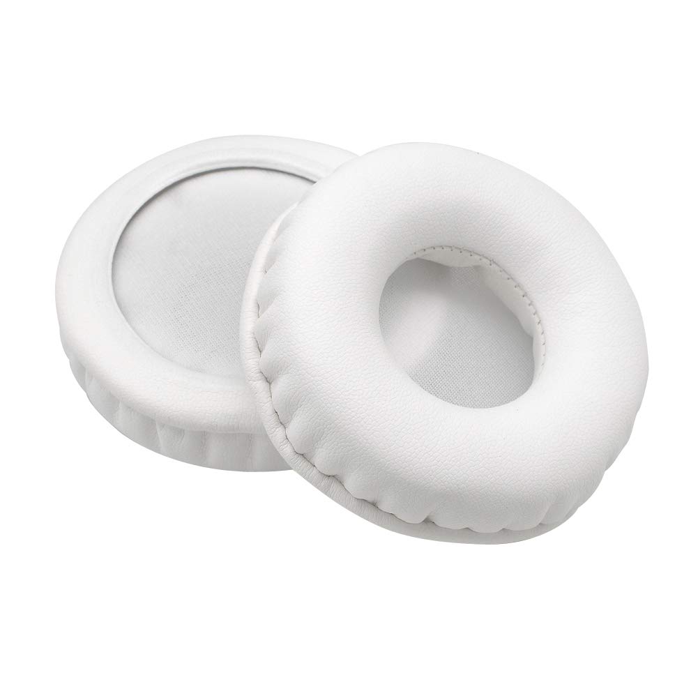 Replacement Ear Pads Cushion Cover for Sony MDR-ZX610 MDR-ZX660 MDR-ZX600 Headphones - Soft White Earpads for Comfort & Noise Isolation - Perfect for Gaming, Music & Office Use