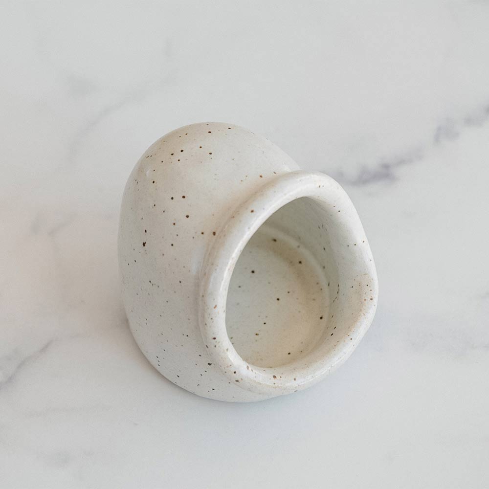 Premium Ceramic Salt Cellar with Lid - Handcrafted Kitchen Salt Keeper for Cooking, Baking & Tabletop Display