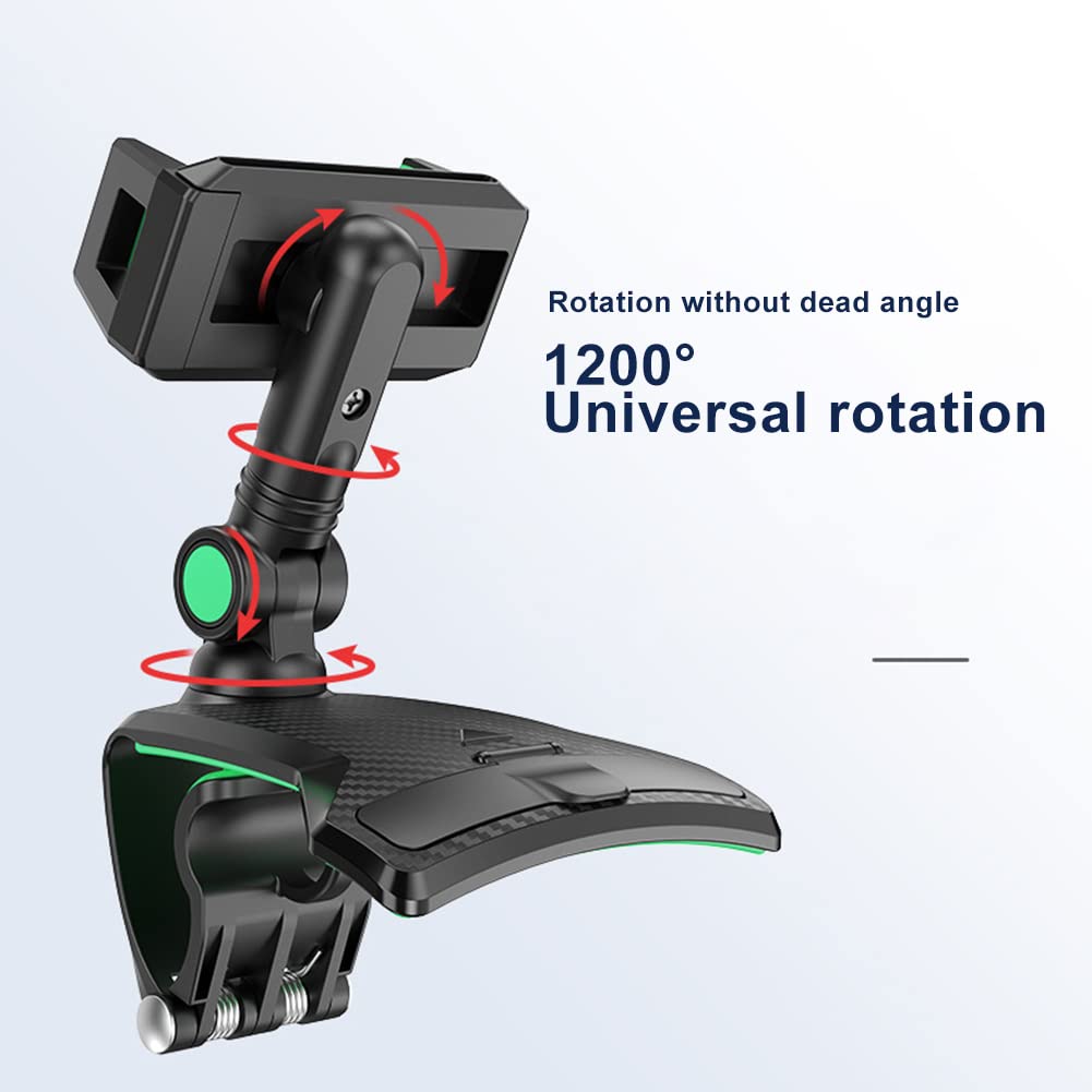 **Zcargel 2-in-1 Adjustable Car Dashboard Phone Holder & Parking Number Stand - Universal Clip-On Car Mount for Smartphones 3-7 Inch - Perfect for Hands-Free Driving & Temporary Parking**