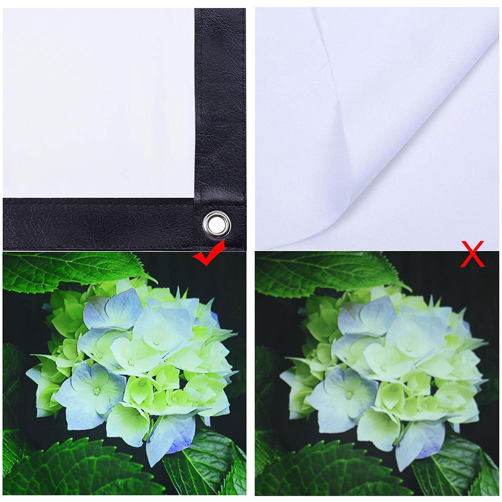 Premium 150-Inch Leather Front Projector Screen Material for Home Theater & Outdoor Movie Nights - Durable, High-Quality Projection Surface