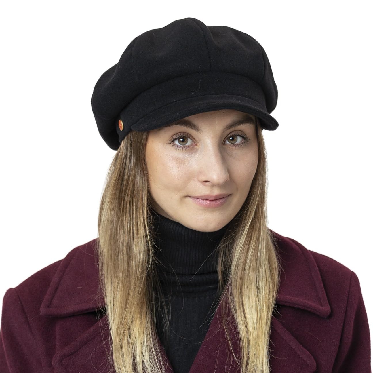 Stylish Women's Newsboy Cap - Vintage Wool Beret for Women - Made in EU - Perfect for Fall Fashion & Casual Outfits
