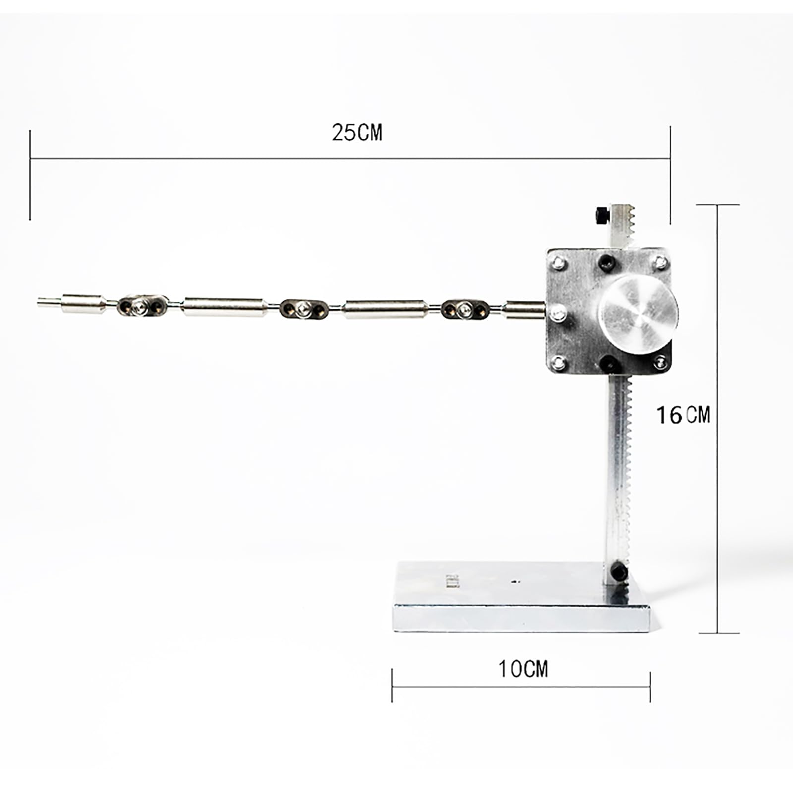 Stainless Steel Armature Rigging System with Multiple Connectors, 16cm Lift Support, Motion Stop Animation Platform - Perfect for Stop Motion Animation, Puppet Rigging, and 3D Model Positioning