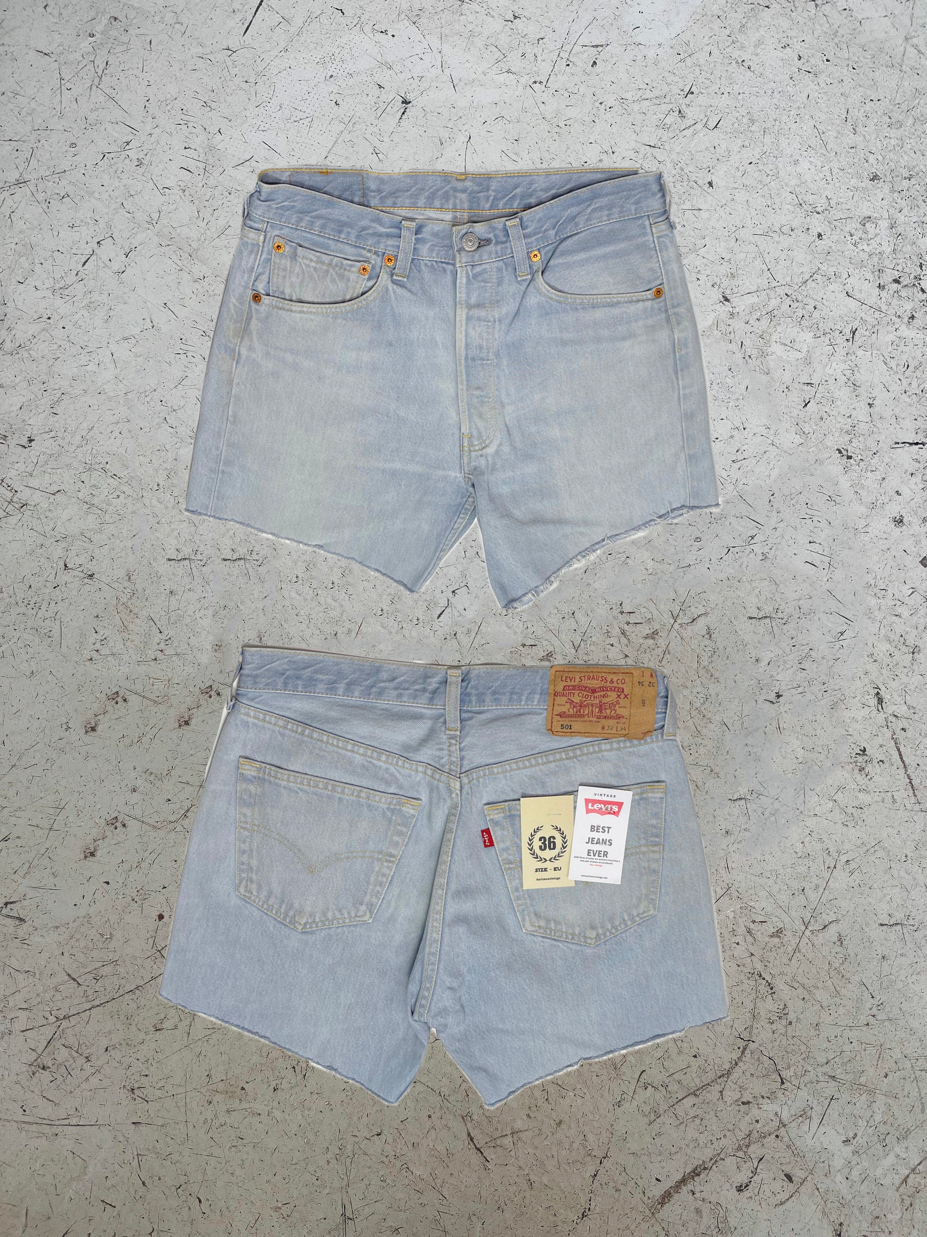 Levi's Women's 501 Original Shorts - Classic Denim Shorts for Casual Wear, Summer Outfits, and Beach Vacations