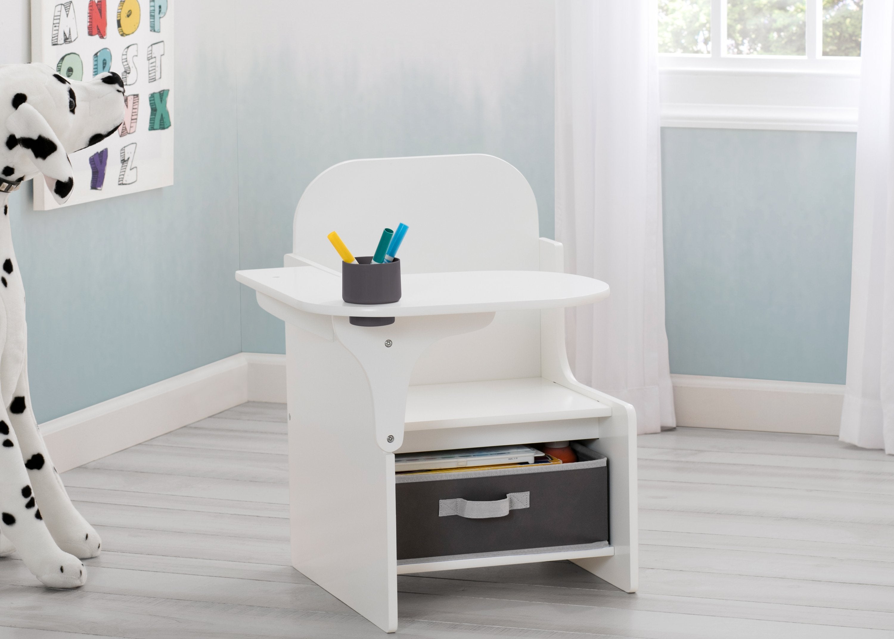 Adjustable MySize Chair Desk for Kids & Adults - Ergonomic Study & Workstation for Home, Office & School - Perfect for Remote Learning & Workspace Setup