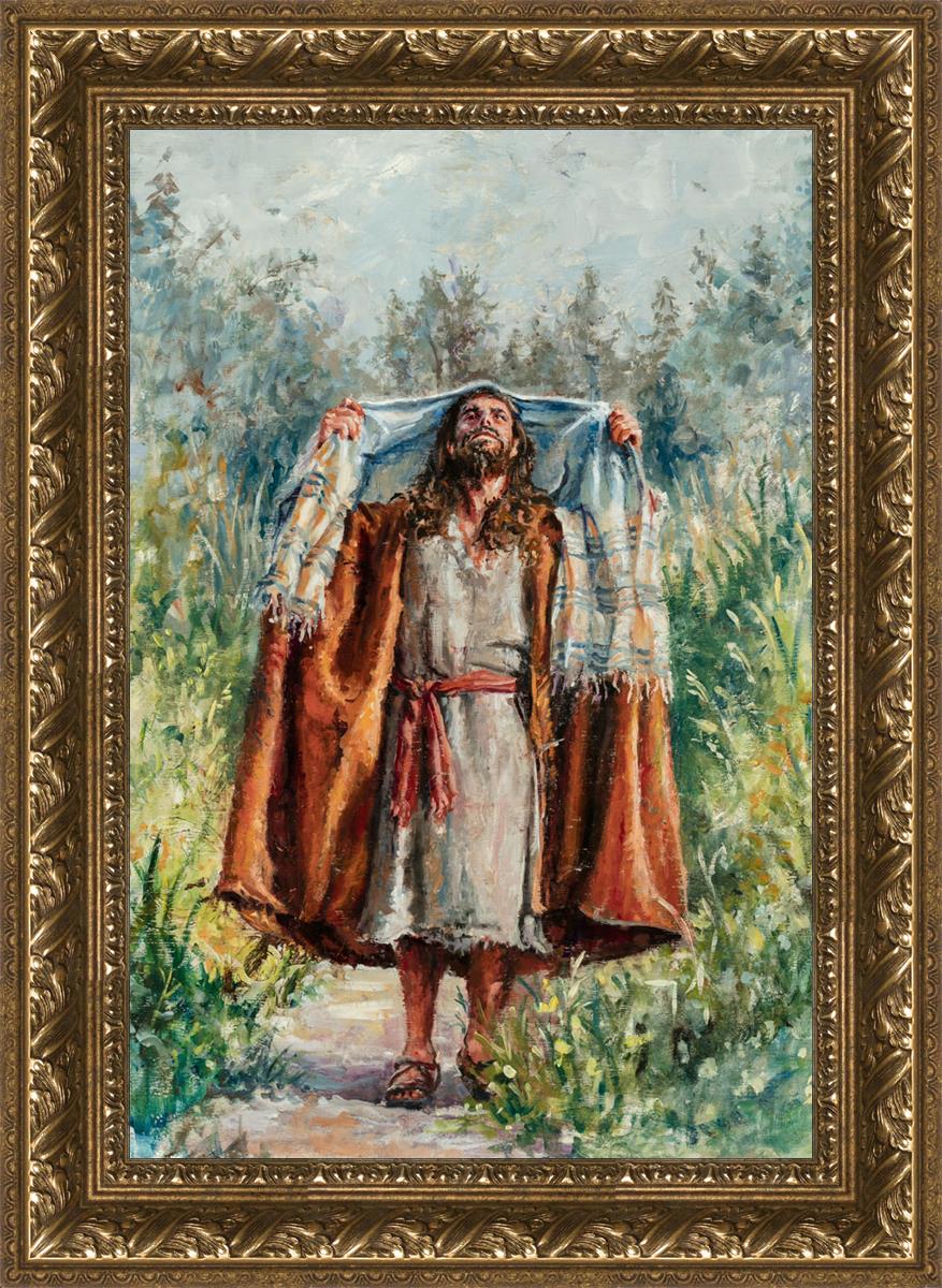Jesus in the Wilderness - Religious Wall Art for Home & Church Decor - Inspirational Christian Gift for Prayer & Meditation Spaces