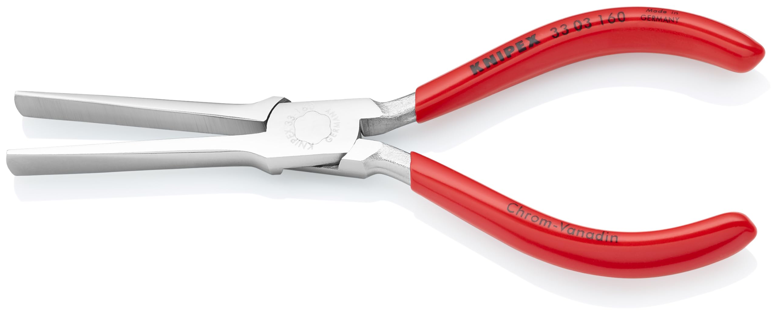 KNIPEX 33 03 160 Chrome Duckbill Pliers - Professional Electrical & Plumbing Tool for DIY and Industrial Use