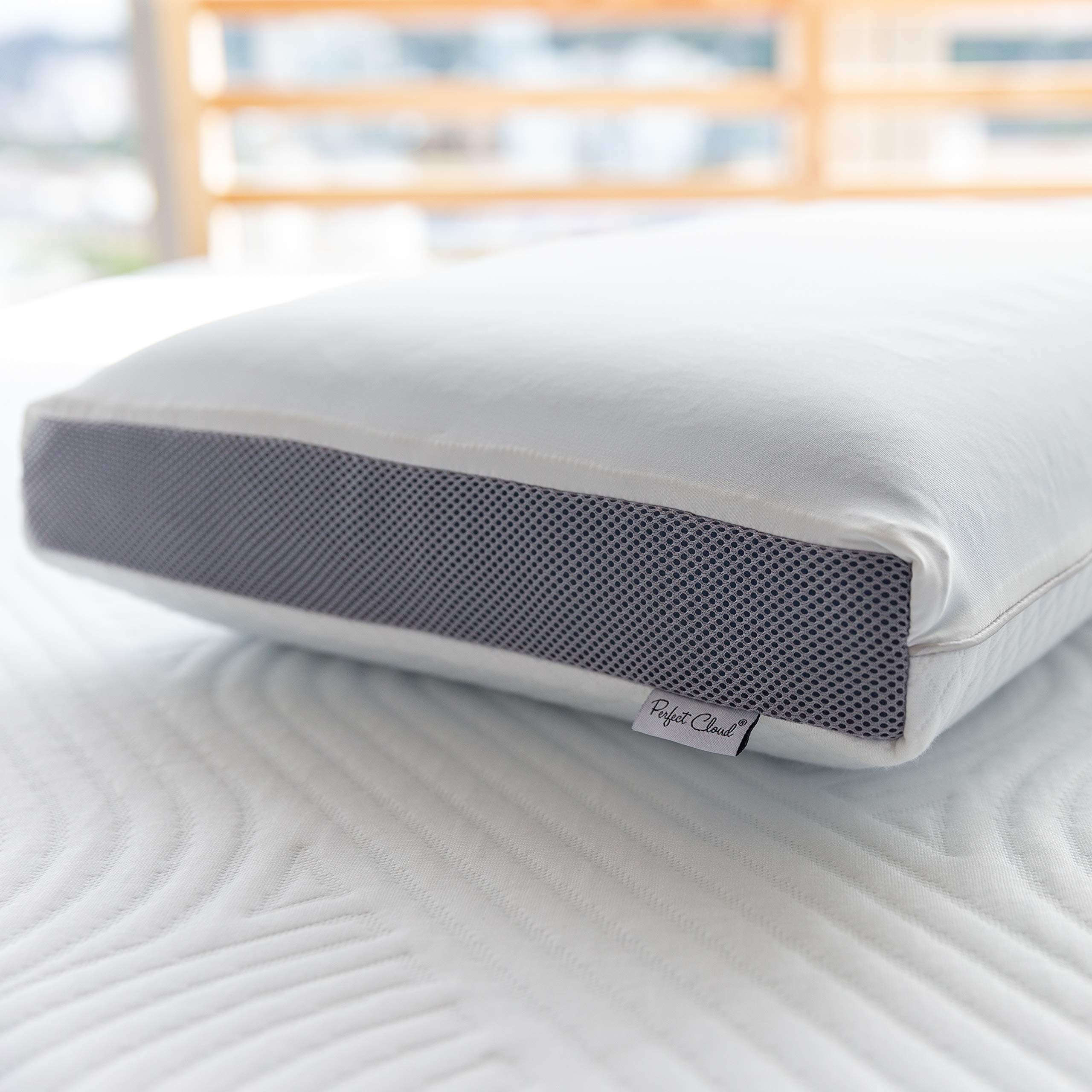 Cooling Gel Memory Foam Pillow for Side & Back Sleepers - 5.5 Inch Breathable Medium Support Pillow with Dual Cooling Technology | Perfect for Hot Sleepers, Neck Pain Relief & Better Sleep
