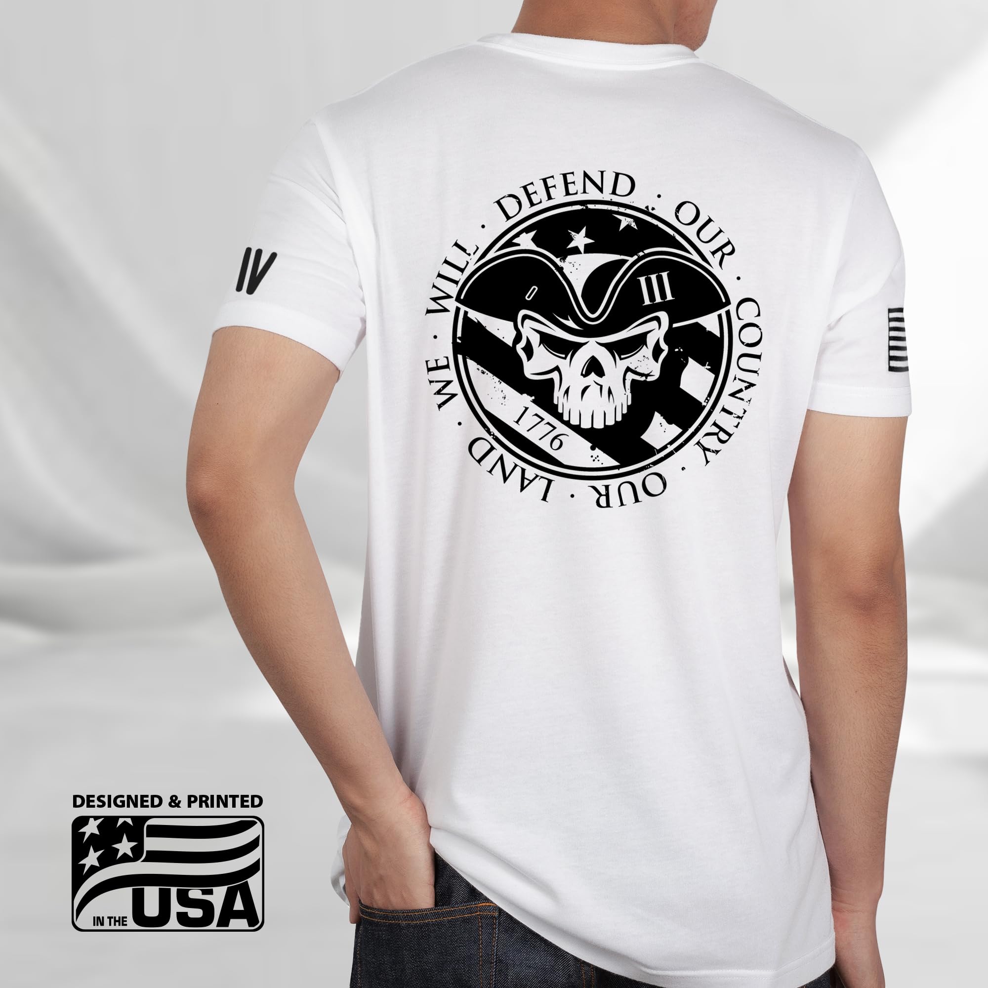 American Flag Patriotic Graphic T-Shirts for Men | Comfortable Cotton Tee for Casual Wear, 4th of July Celebrations & Everyday Outfits