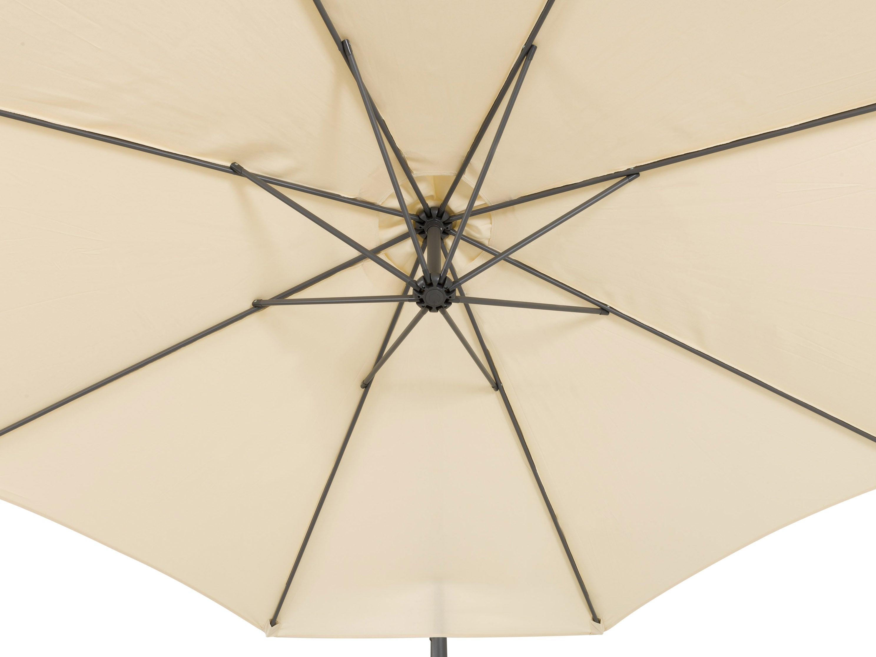 9.5ft Tilting Offset Patio Umbrella with Warm White LED Lights - Perfect for Outdoor Dining, Poolside Lounging, and Backyard Relaxation