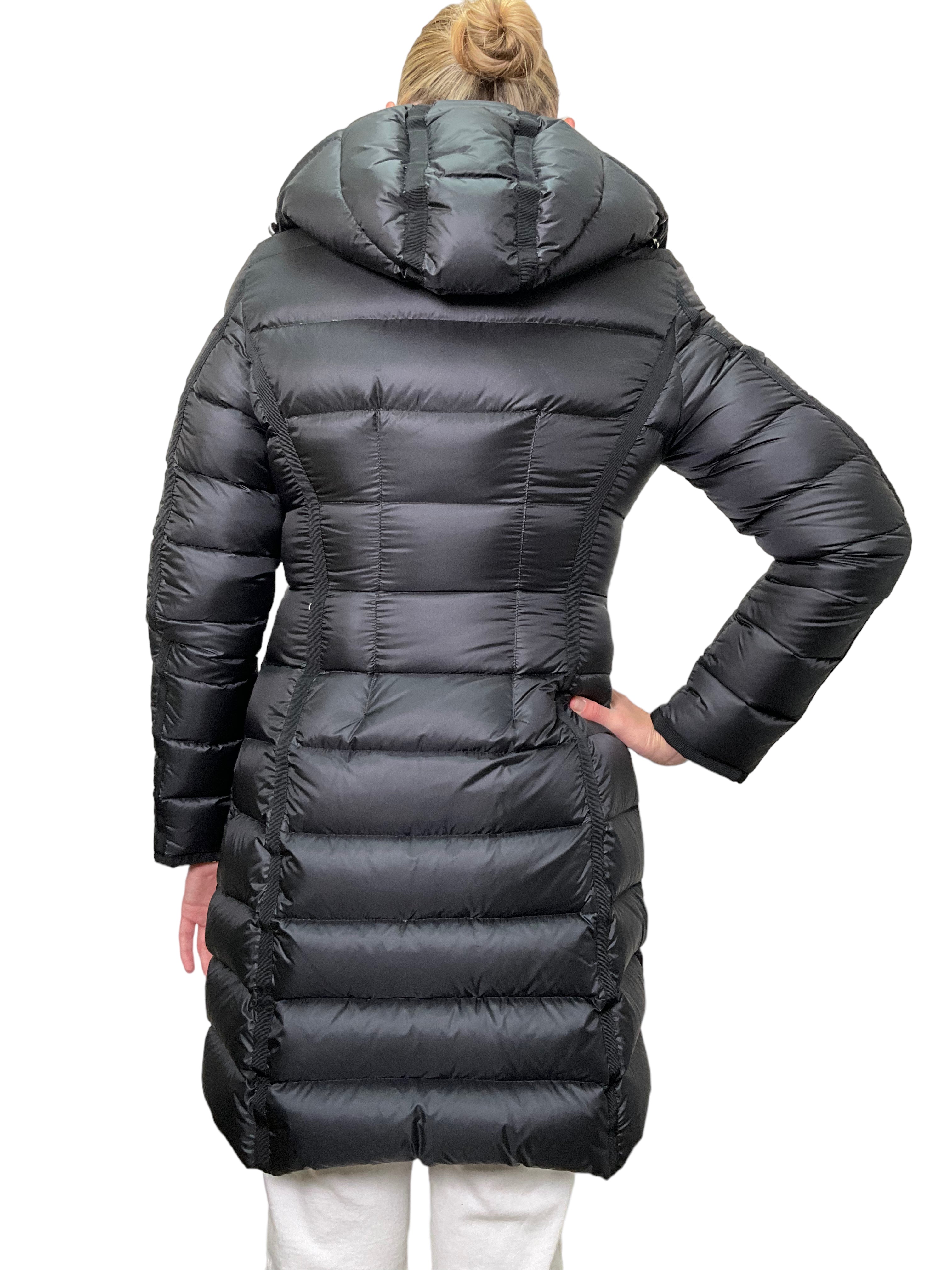 MONCLER Quilted Puffy Goose Down Hooded Jacket for Men - Size M - Warm Winter Coat for Outdoor Activities & Casual Wear
