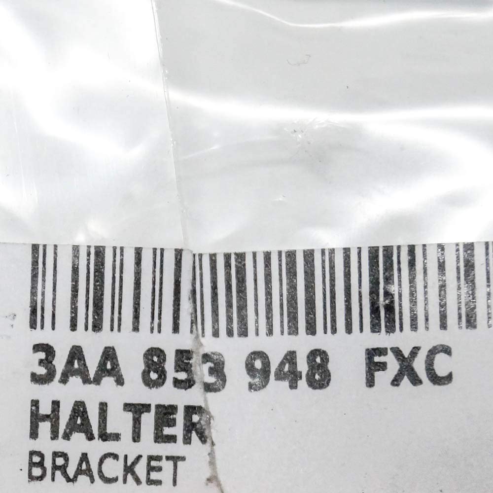 Genuine Chrome Black Bracket with Lettering 3AA853948FXC - Perfect for Automotive, Motorcycle, and DIY Customization Projects