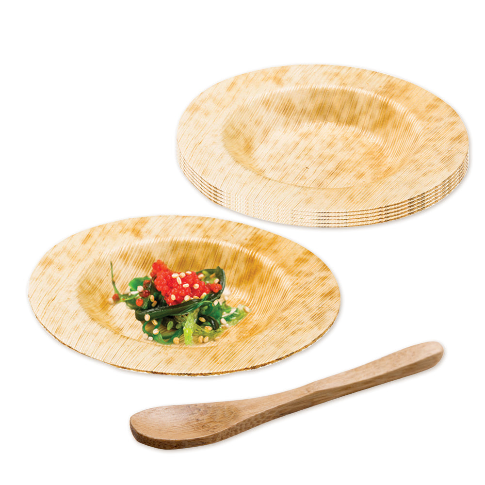 100-Pack Natural Bamboo 3.5