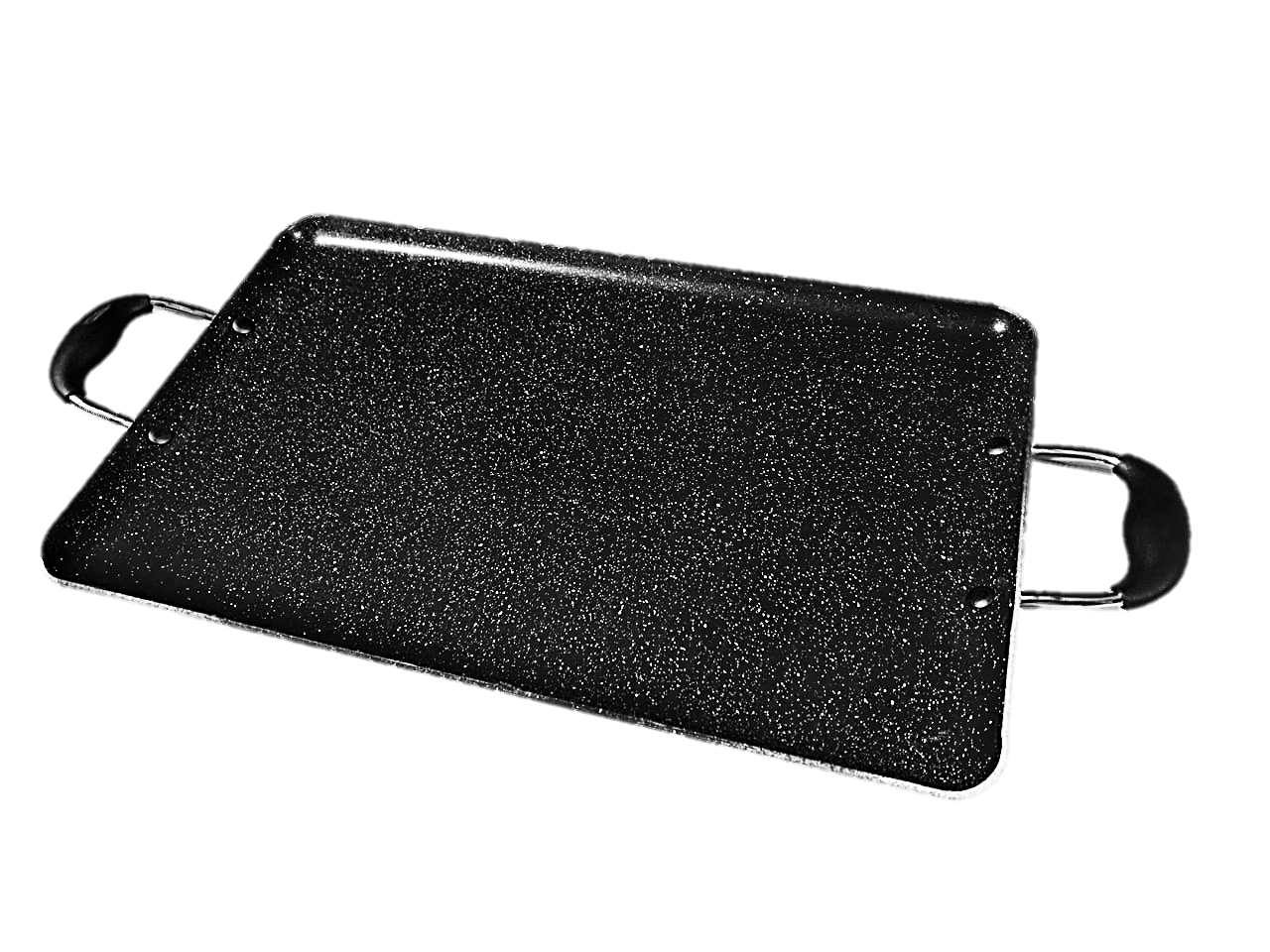 Premium Marble Double Griddle for Gas, Electric & Induction Stoves - Non-Stick Cooking Surface for Pancakes, Tortillas & More - Perfect for Home Kitchens & Outdoor BBQs
