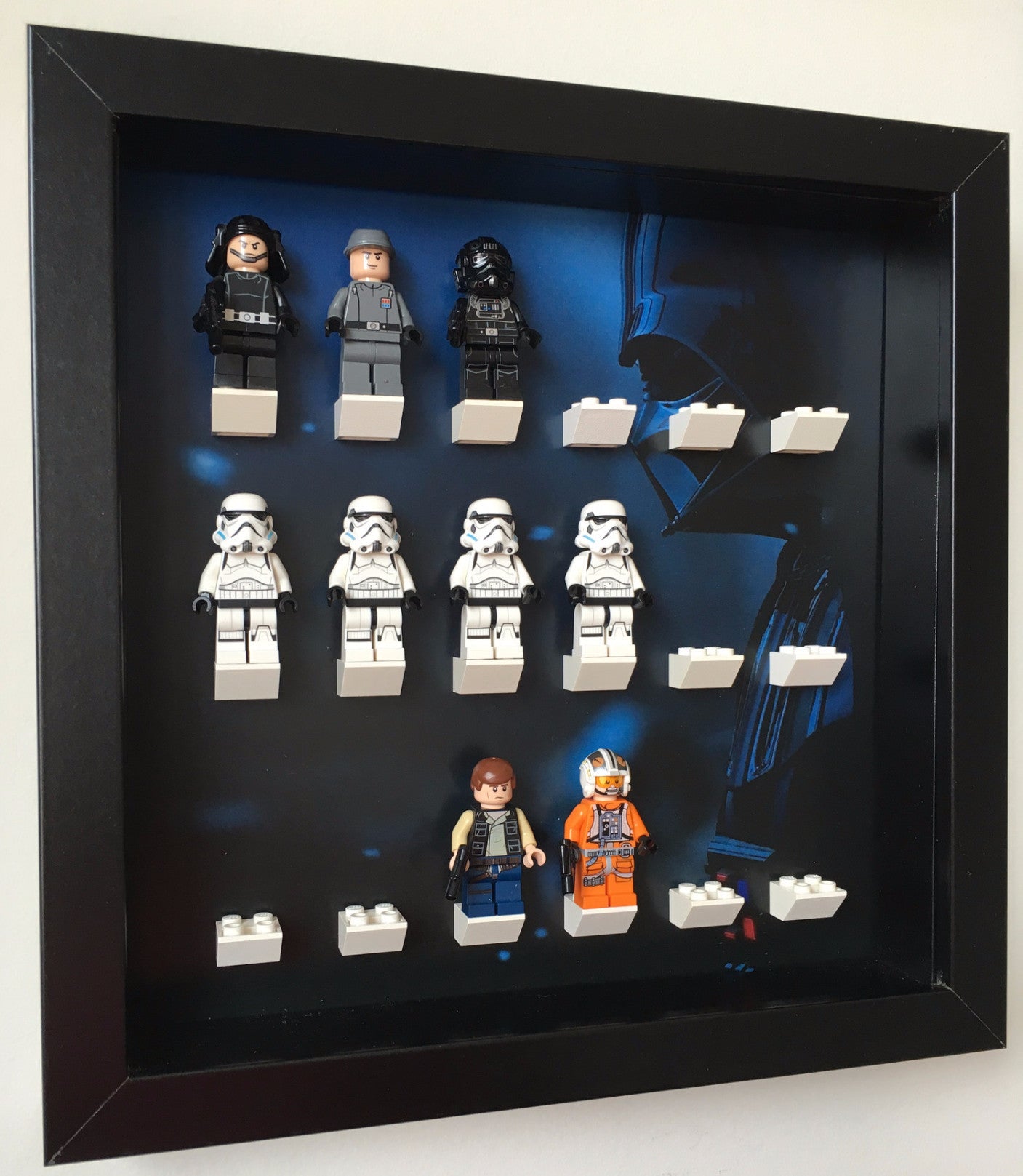Lego® Star Wars Darth Vader Minifigure Display Frame - Perfect for Collectors & Home Decor