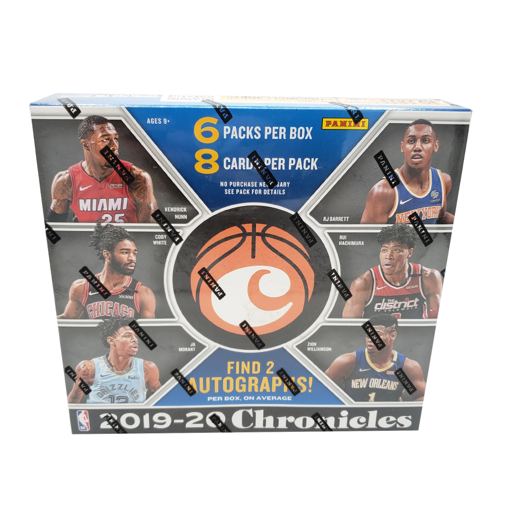 2019-20 Panini Chronicles Basketball Hobby Box - 12 Packs with Autographs & Memorabilia Cards - Perfect for Collectors and NBA Fans