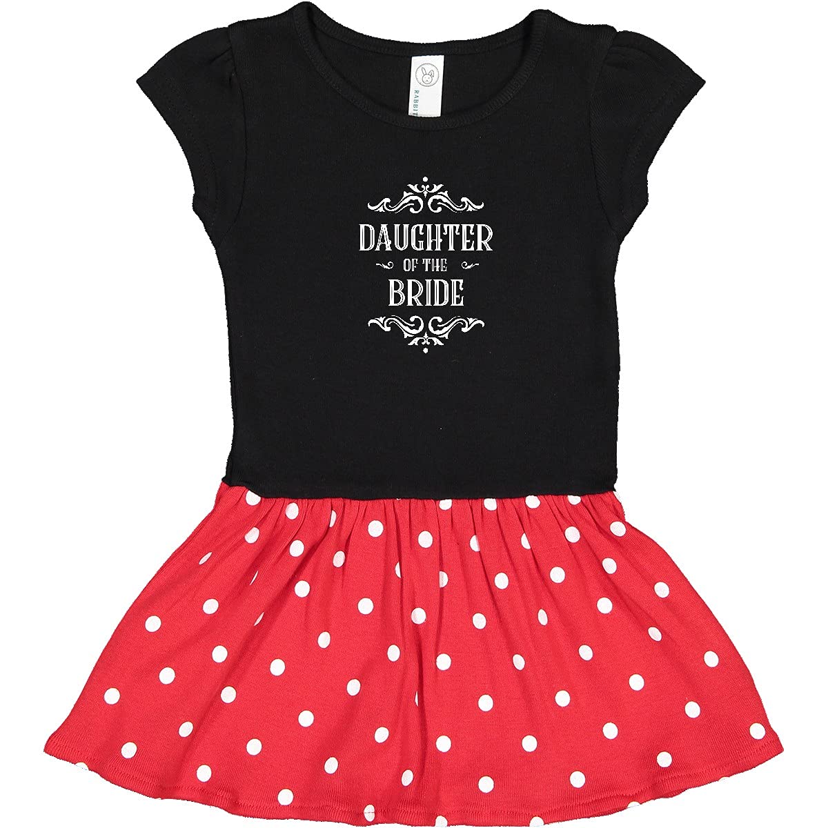 Inktastic Bride's Daughter White Infant Dress - Baby Shower & Wedding Gift