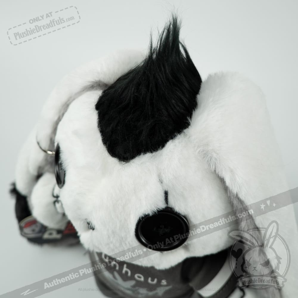 Goth Boy Plushie Dreadfuls - Soft Emo Goth Stuffed Animal Toy for Teens & Adults | Perfect for Bedroom Decor, Alternative Fashion Lovers & Gothic Gift Giving
