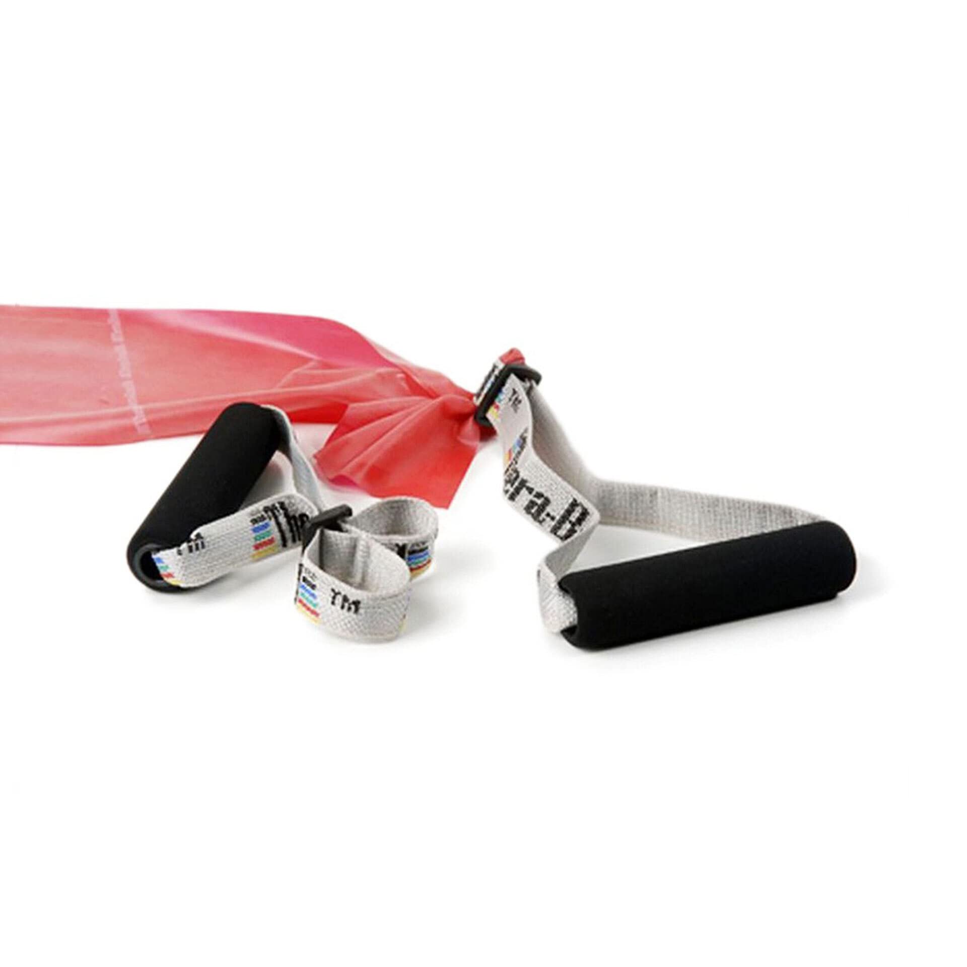 TheraBand Elastic Resistance Bands Set with Door Anchor, Assist Strap & Soft Grip Handles - Physical Therapy Equipment for Shoulder Rehab, Upper Body Workouts & Home Exercise - Perfect for Home Gym, Physical Therapy & Fitness Training