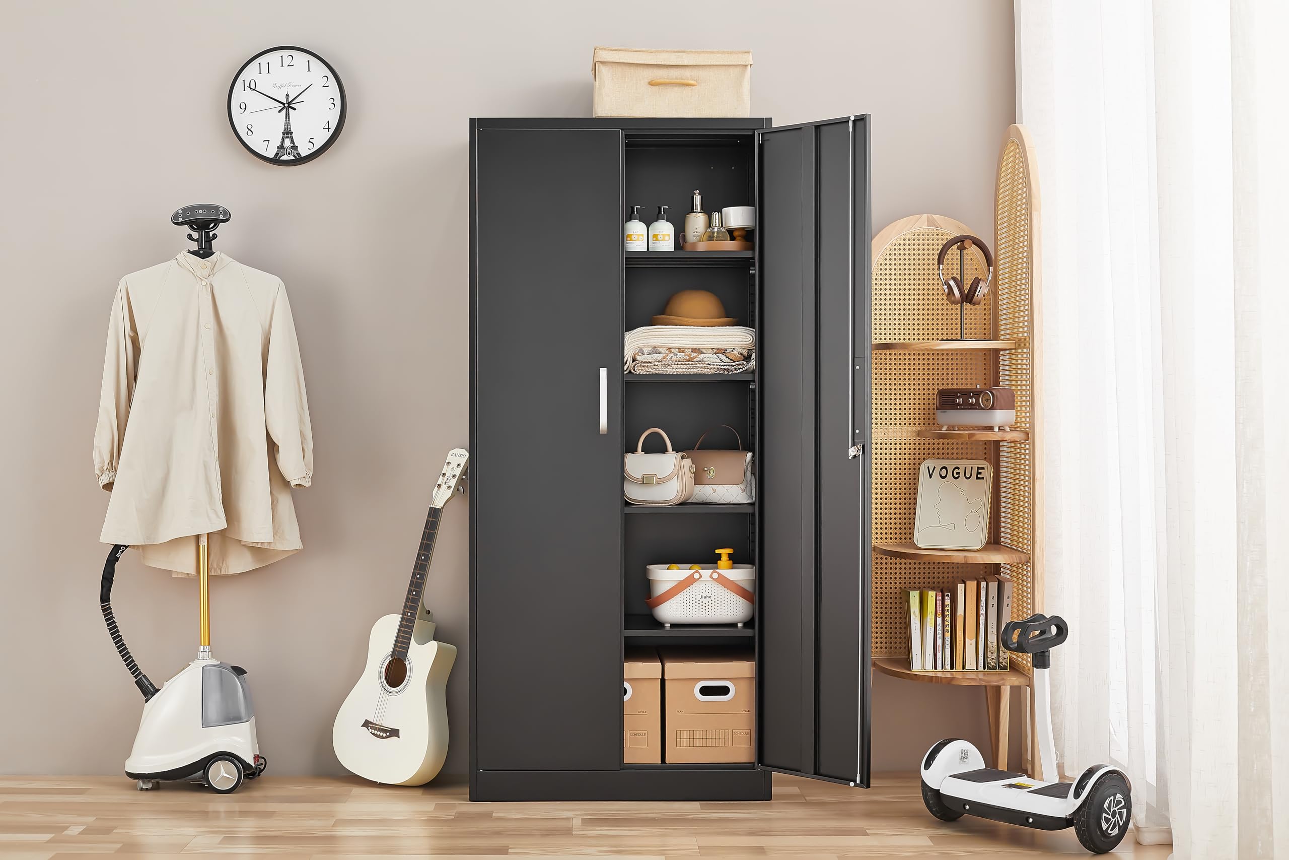 Heavy Duty Metal Storage Cabinet with Adjustable Shelves - 71