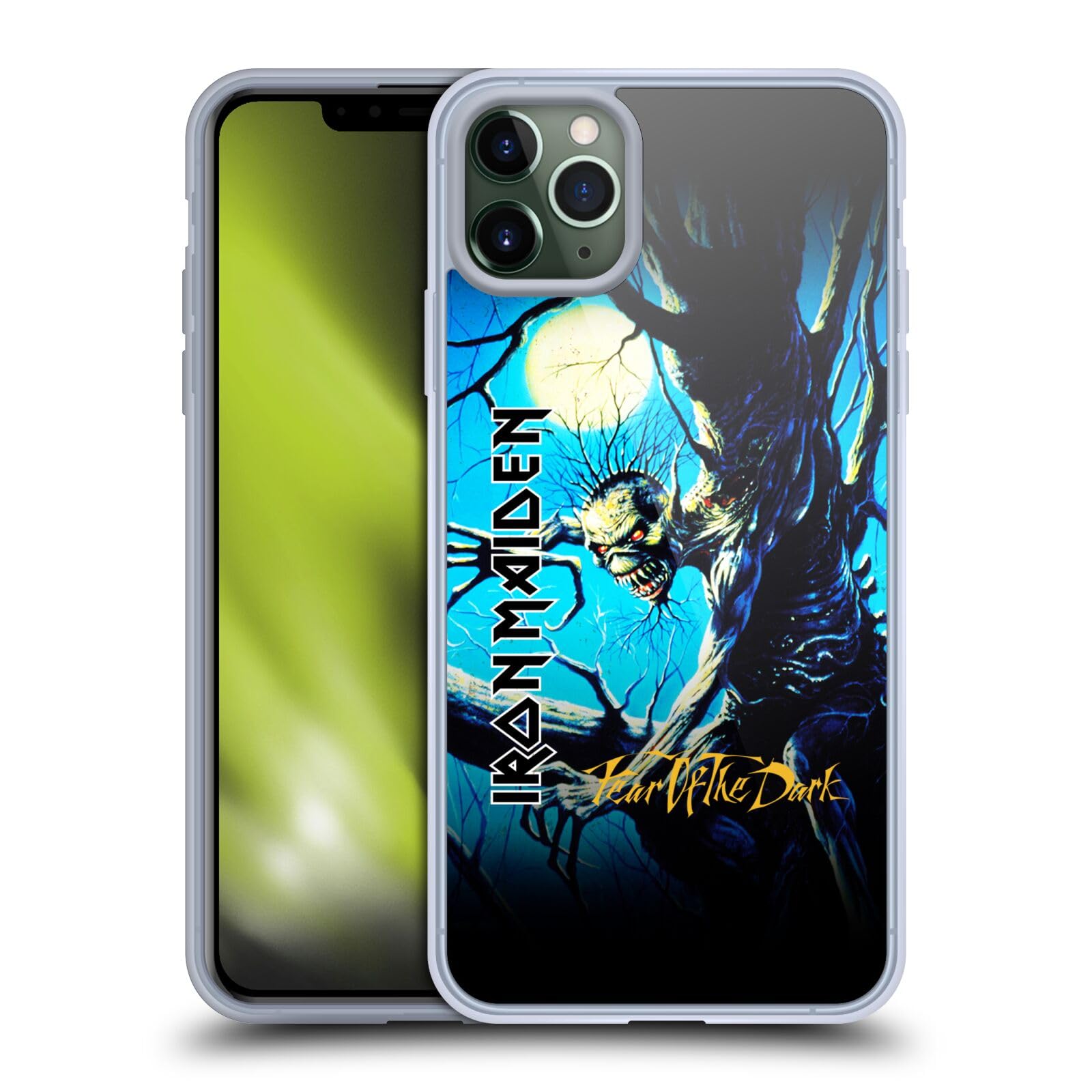 Official Iron Maiden FOTD Album Cover Soft Gel Case for iPhone 11 Pro Max - Shockproof Protective Phone Cover for Music Fans, Concerts & Daily Use
