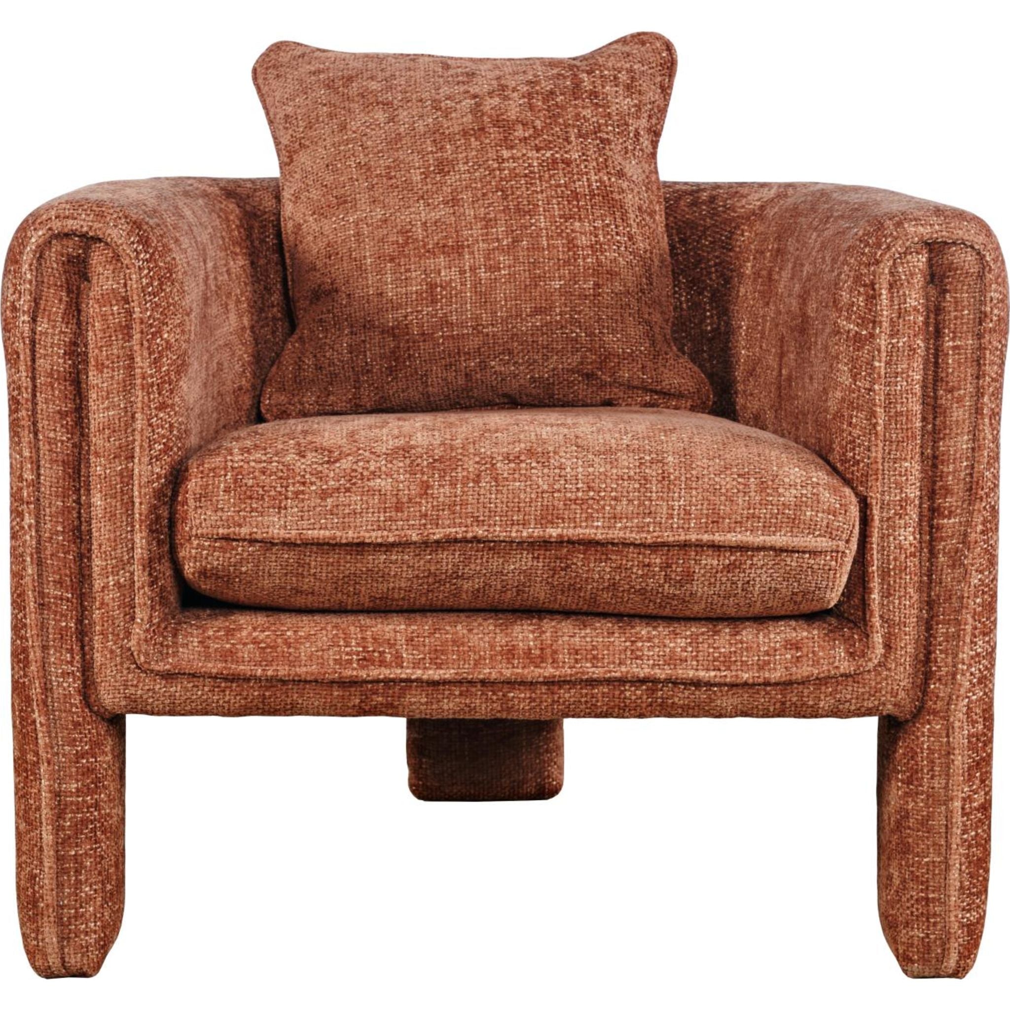 Adley Accent Chair - Modern Upholstered Living Room Chair with Solid Wood Legs | Perfect for Home Office, Bedroom, or Reading Nook